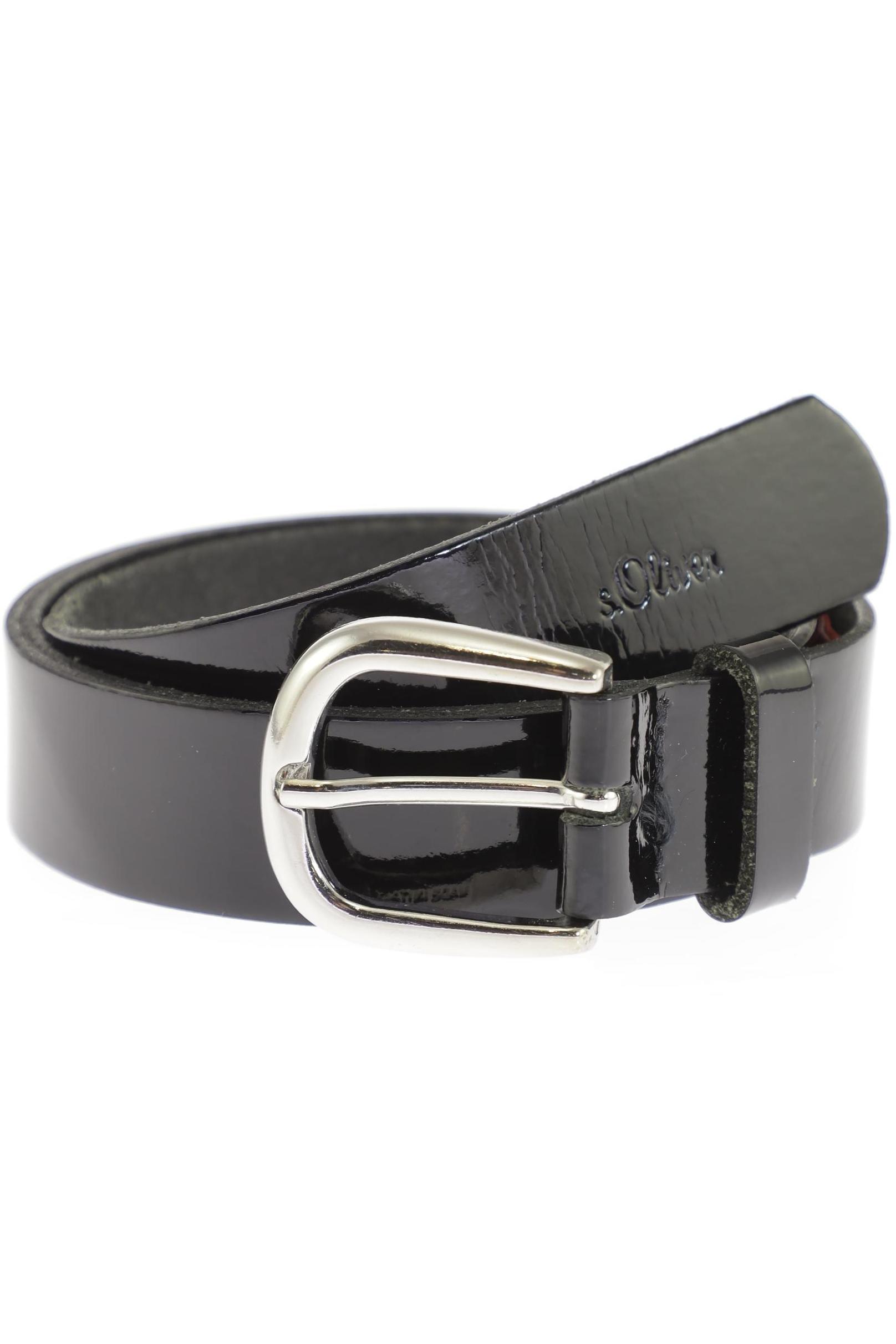 

s.Oliver Damen Gürtel, schwarz, Gr. 90