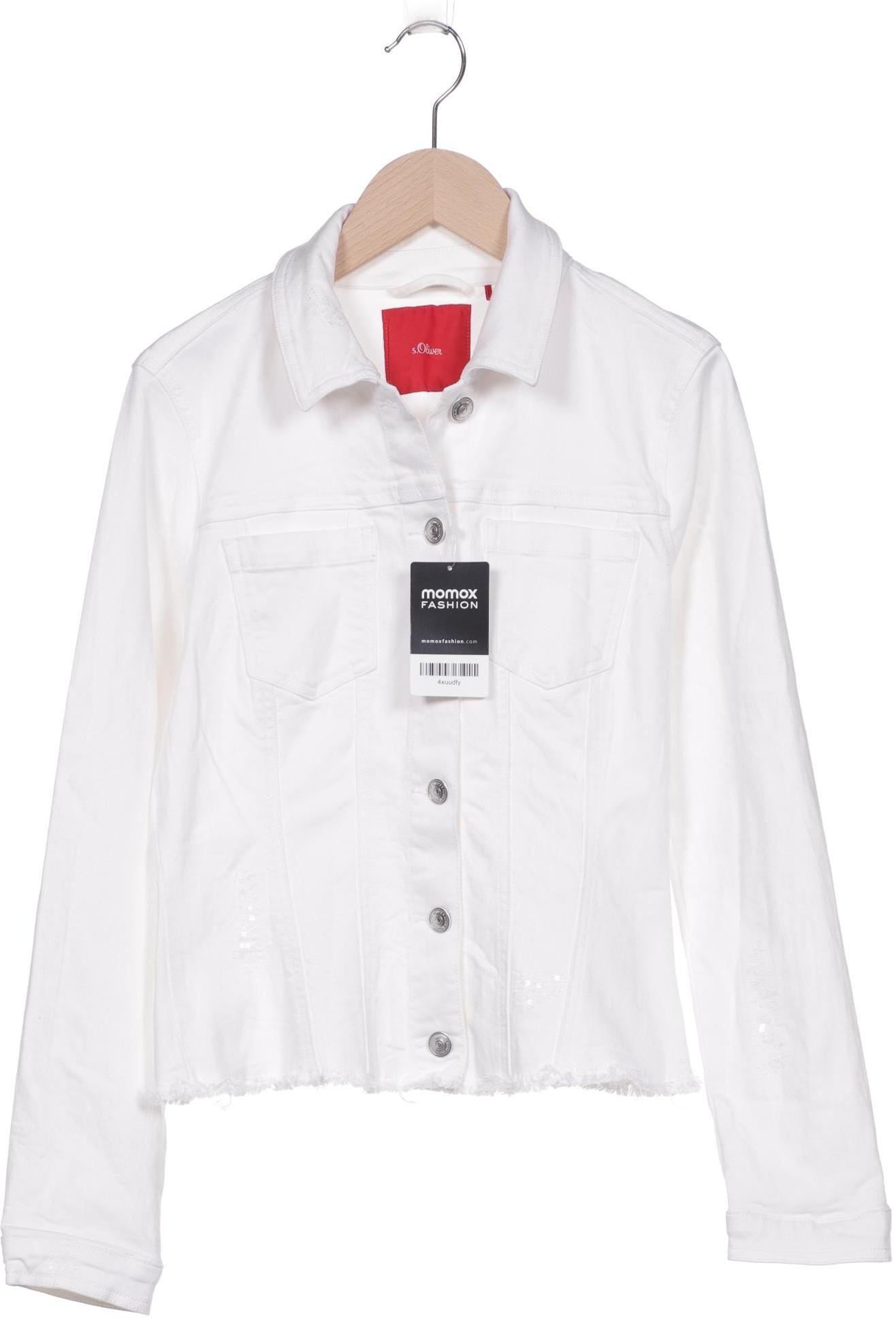 

s.Oliver Damen Jacke, weiß