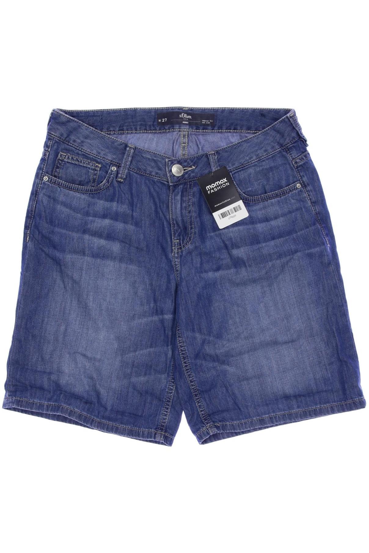 

s.Oliver Damen Shorts, blau, Gr. 27