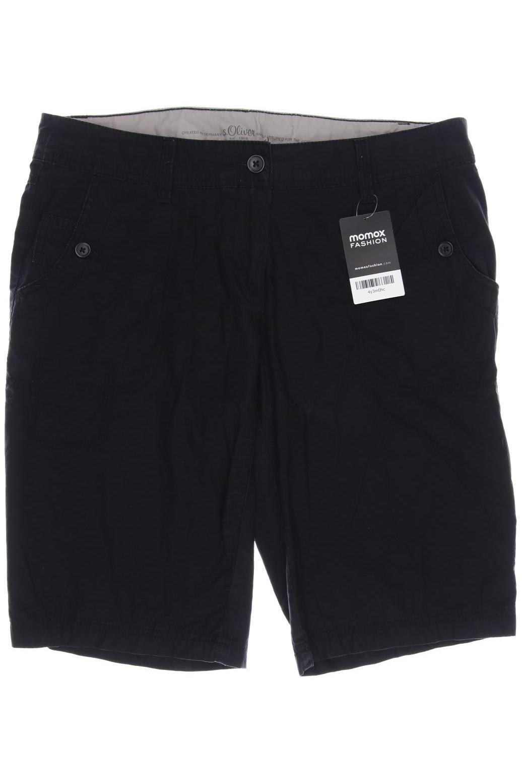

s.Oliver Damen Shorts, schwarz