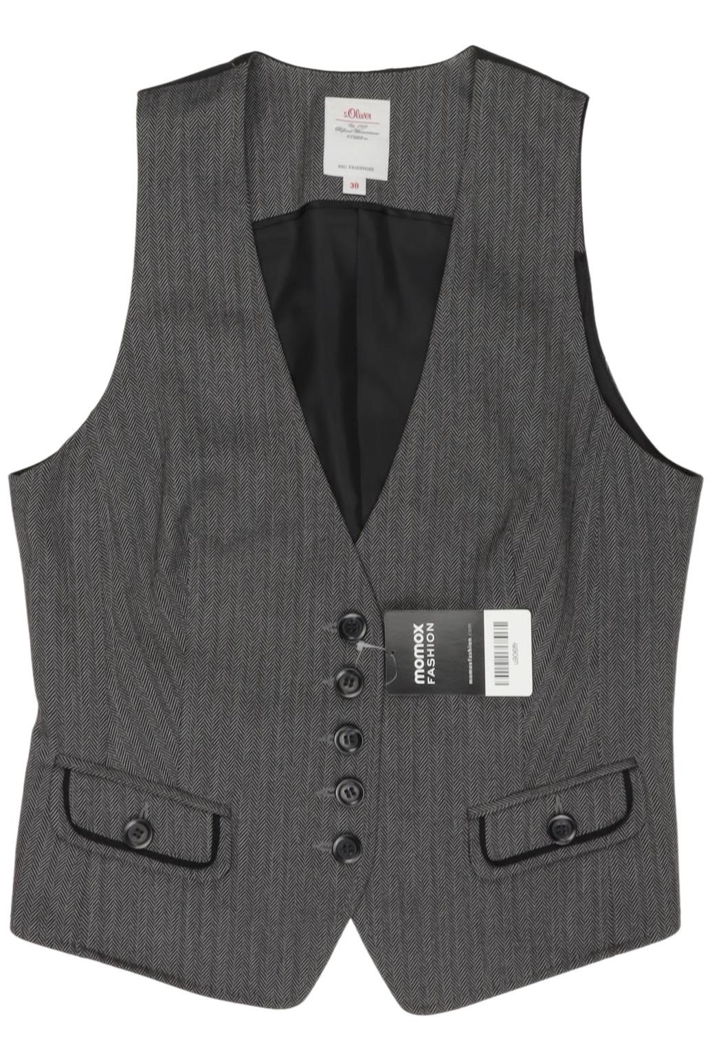 

s.Oliver Damen Weste, grau, Gr. 38
