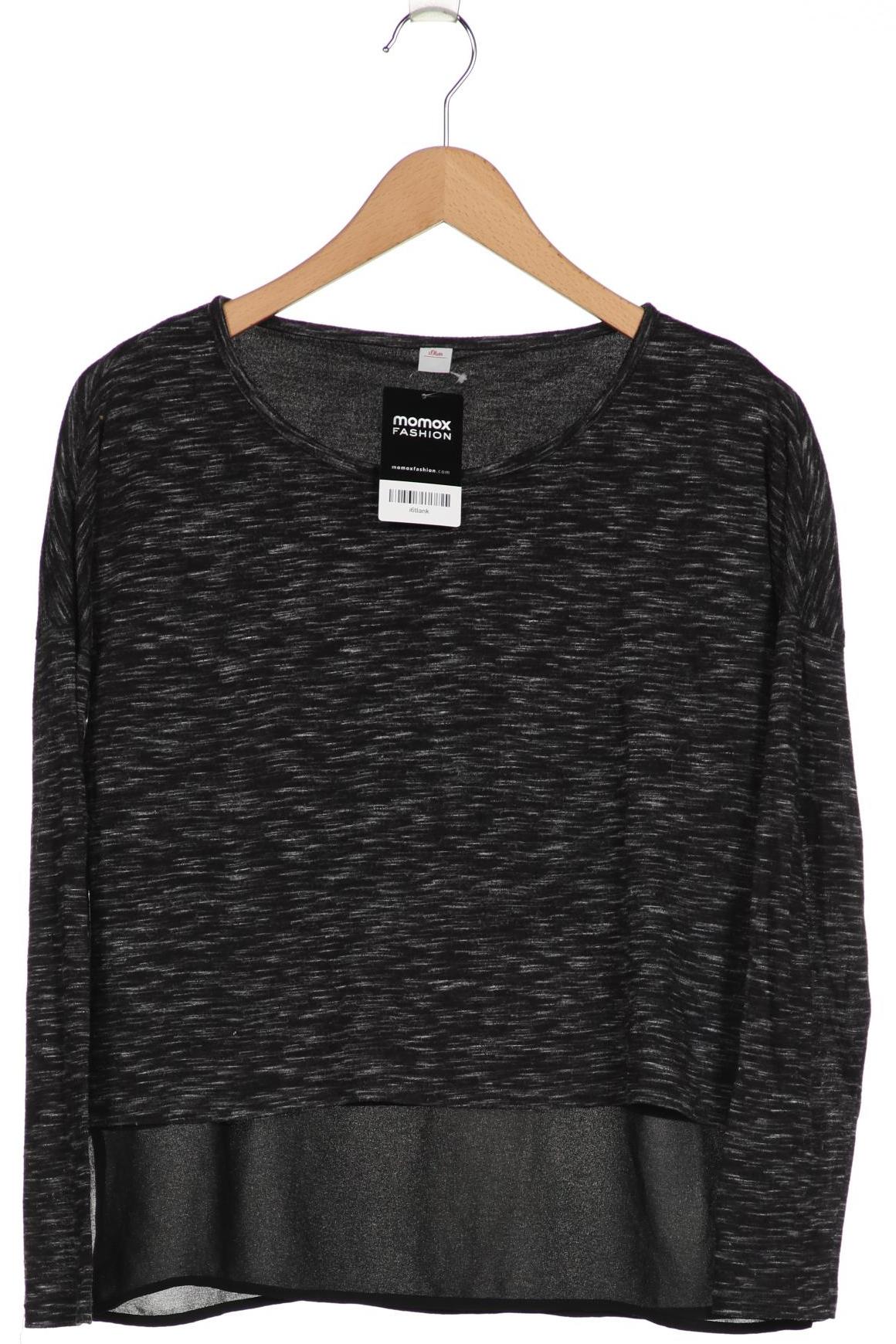 

s.Oliver Damen Langarmshirt, grau, Gr. 36