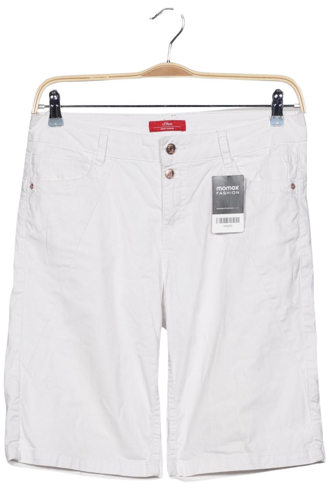 

s.Oliver Damen Shorts, weiß, Gr. 36