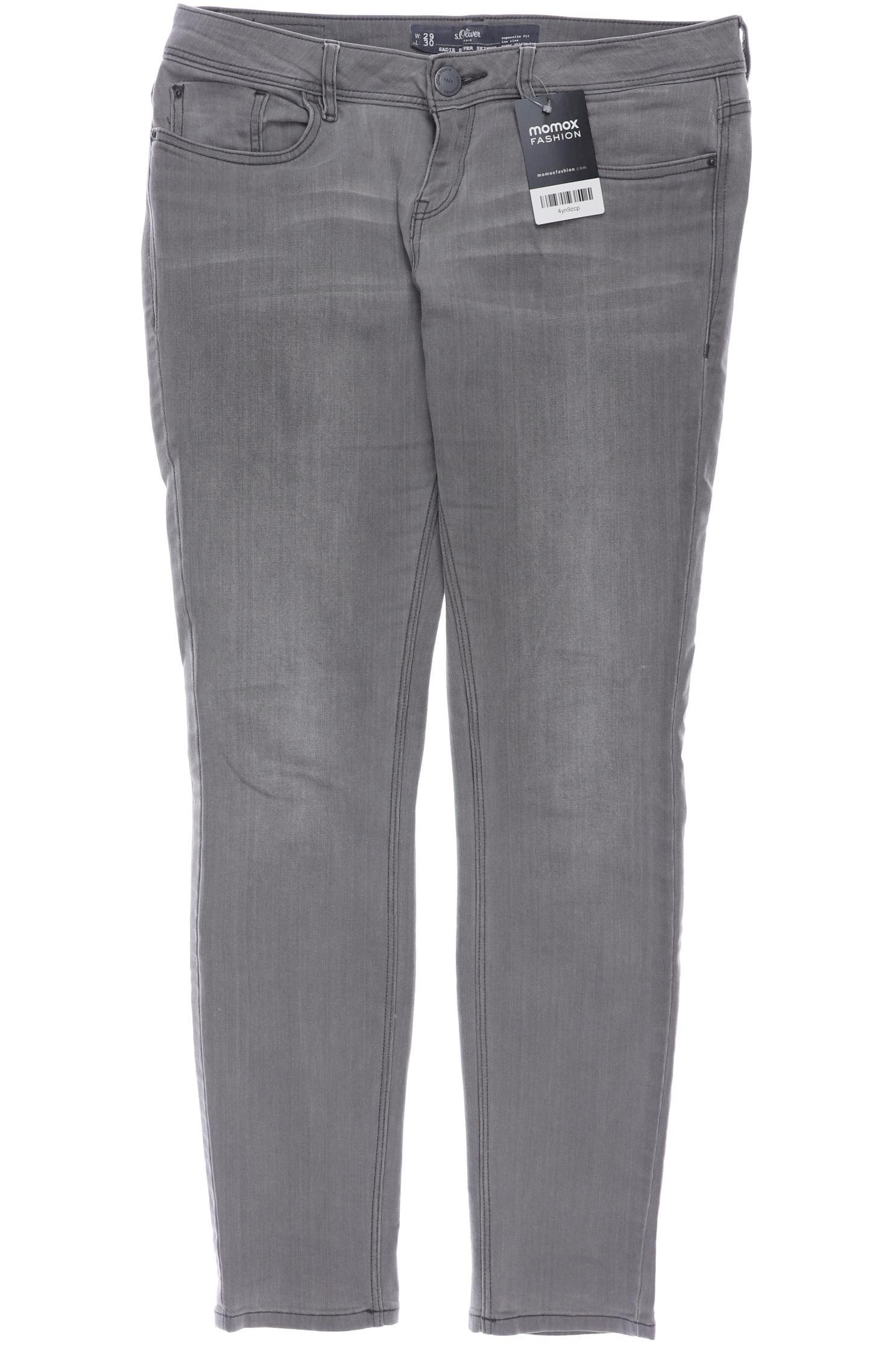 

s.Oliver Damen Jeans, grau