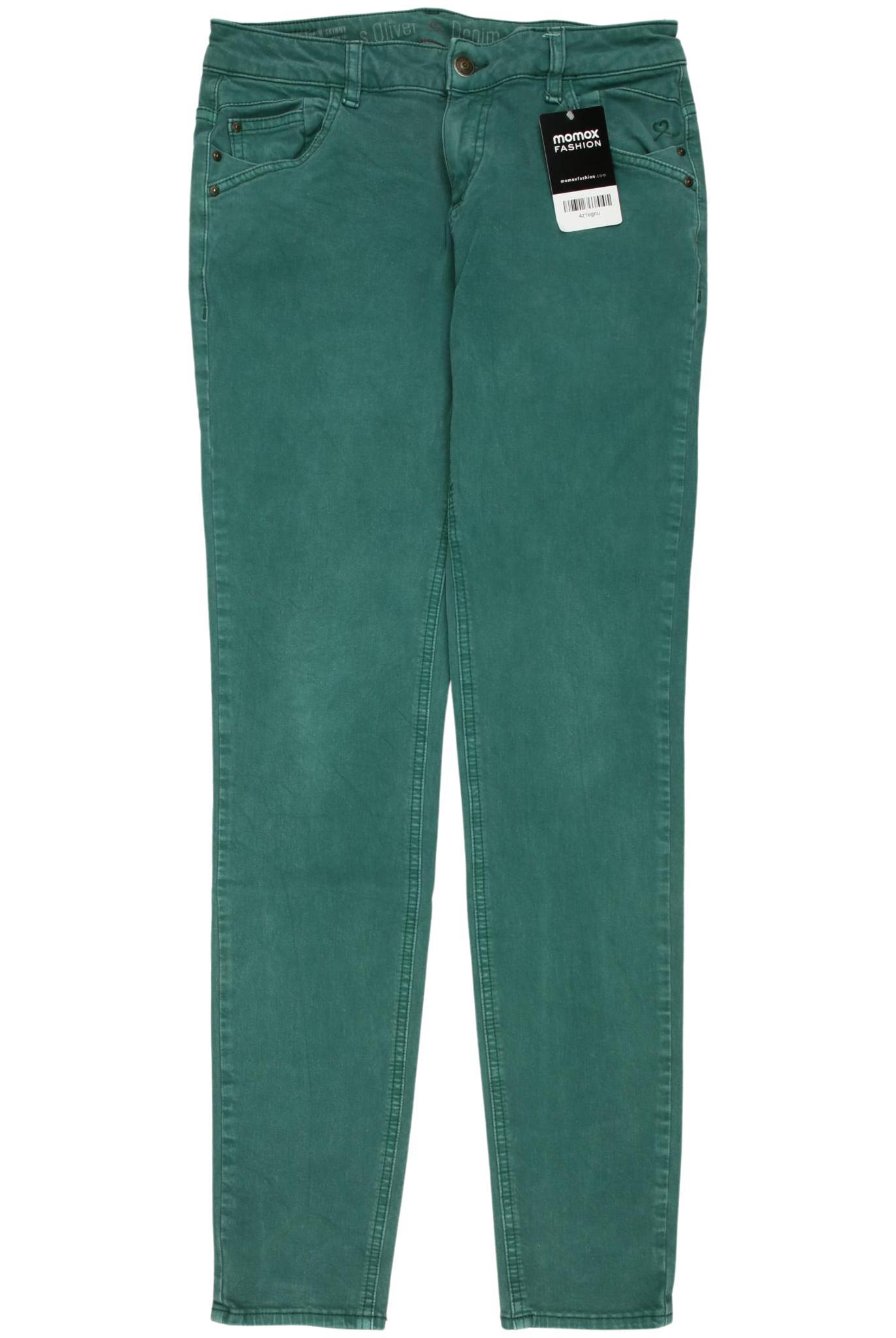 

s.Oliver Damen Jeans, grün, Gr. 36