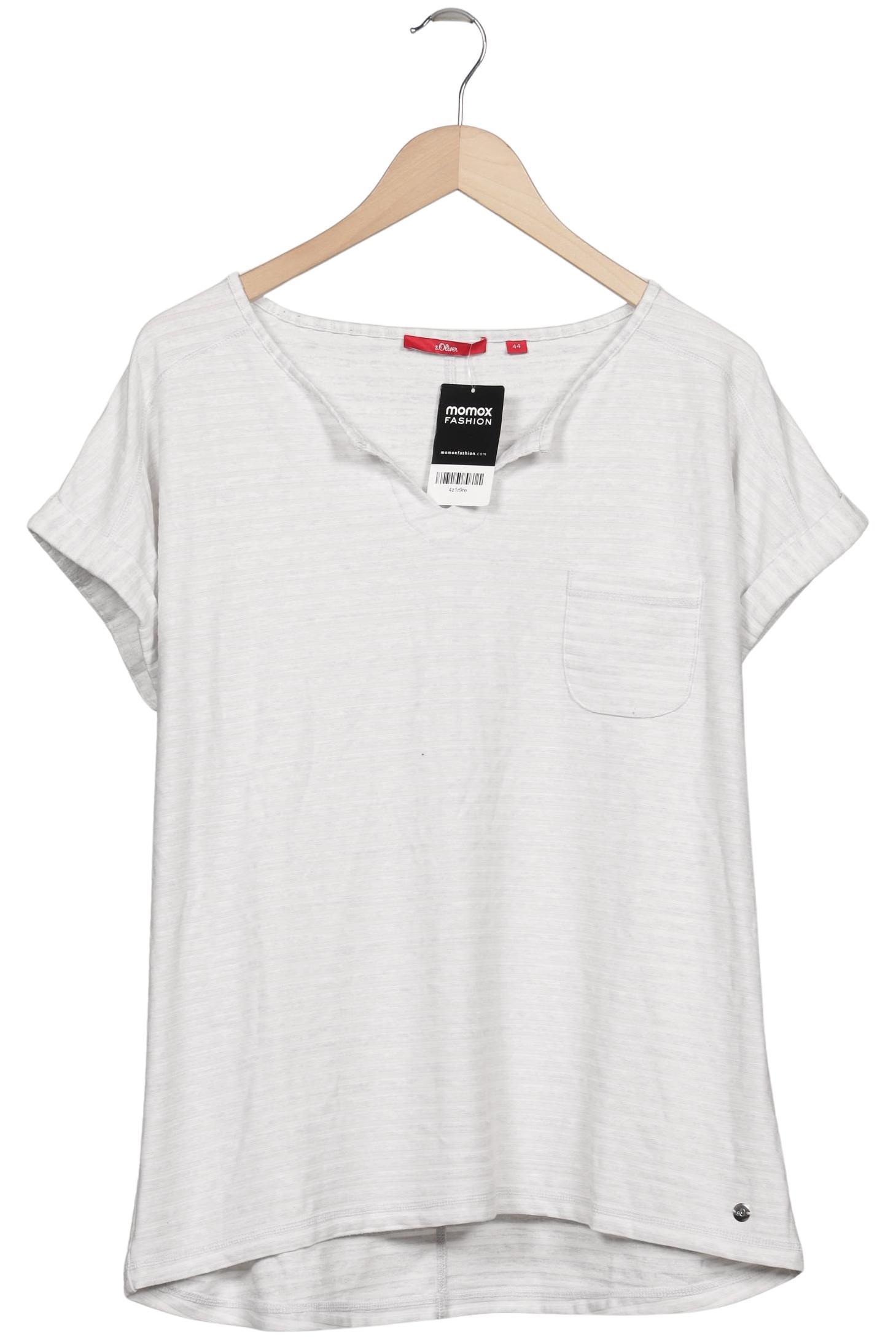 

s.Oliver Damen T-Shirt, grau, Gr. 44