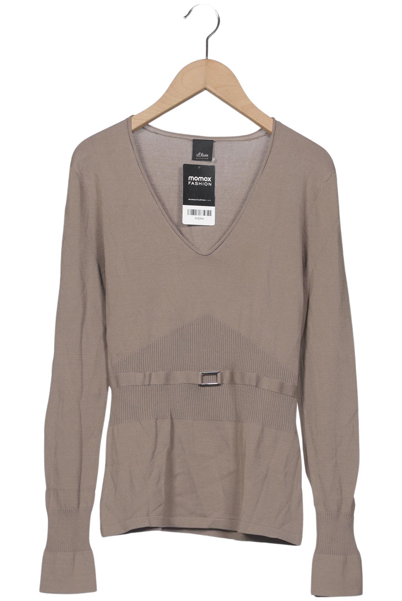 

s.Oliver Damen Pullover, beige, Gr. 34