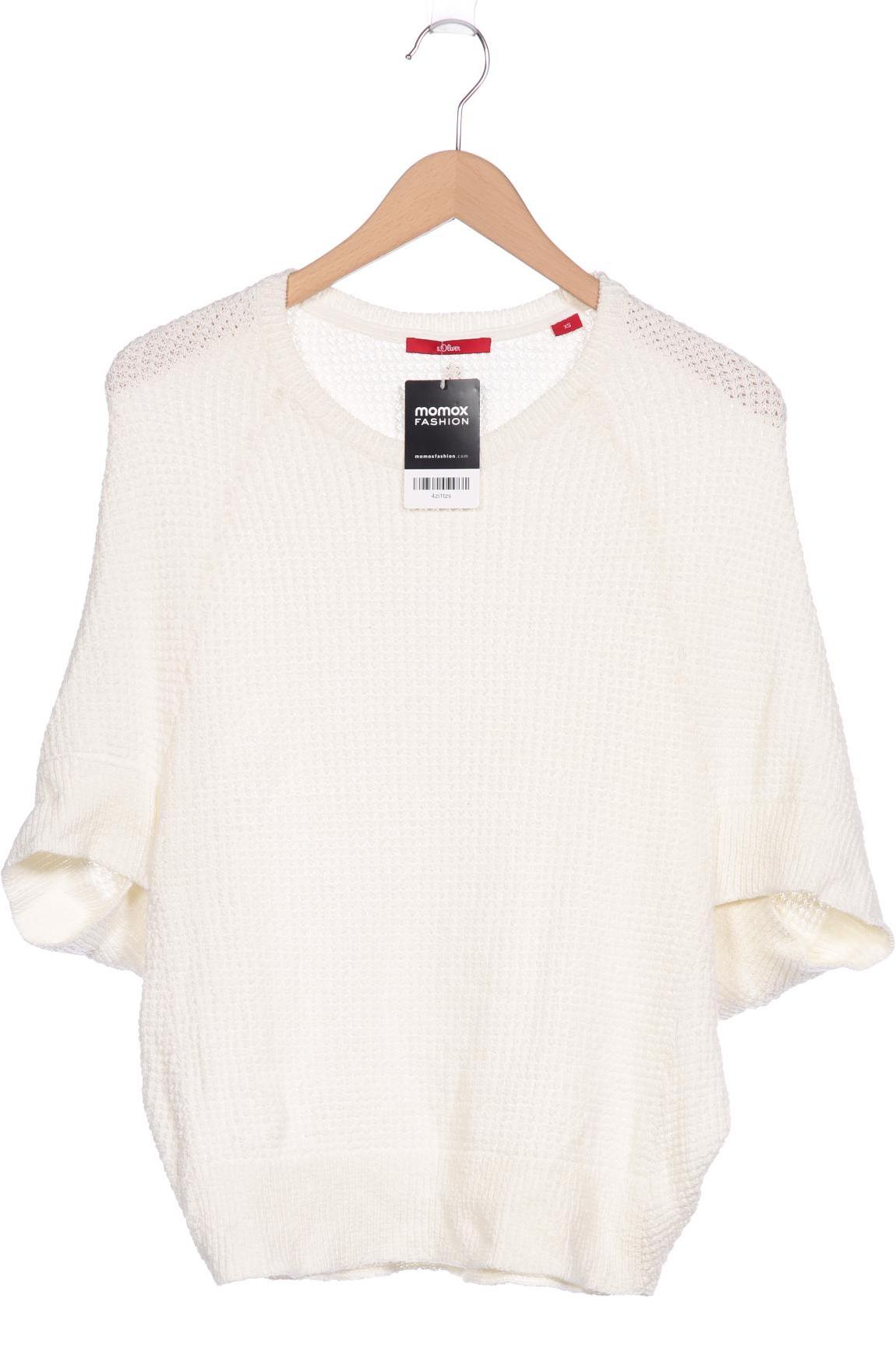 

s.Oliver Damen Pullover, cremeweiß