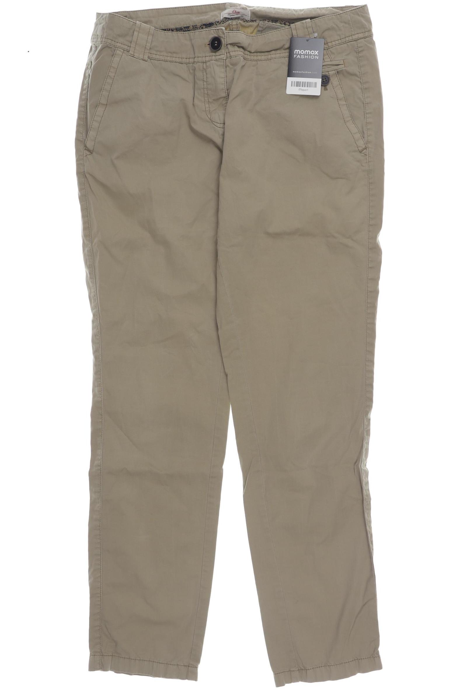

s.Oliver Damen Stoffhose, beige, Gr. 38
