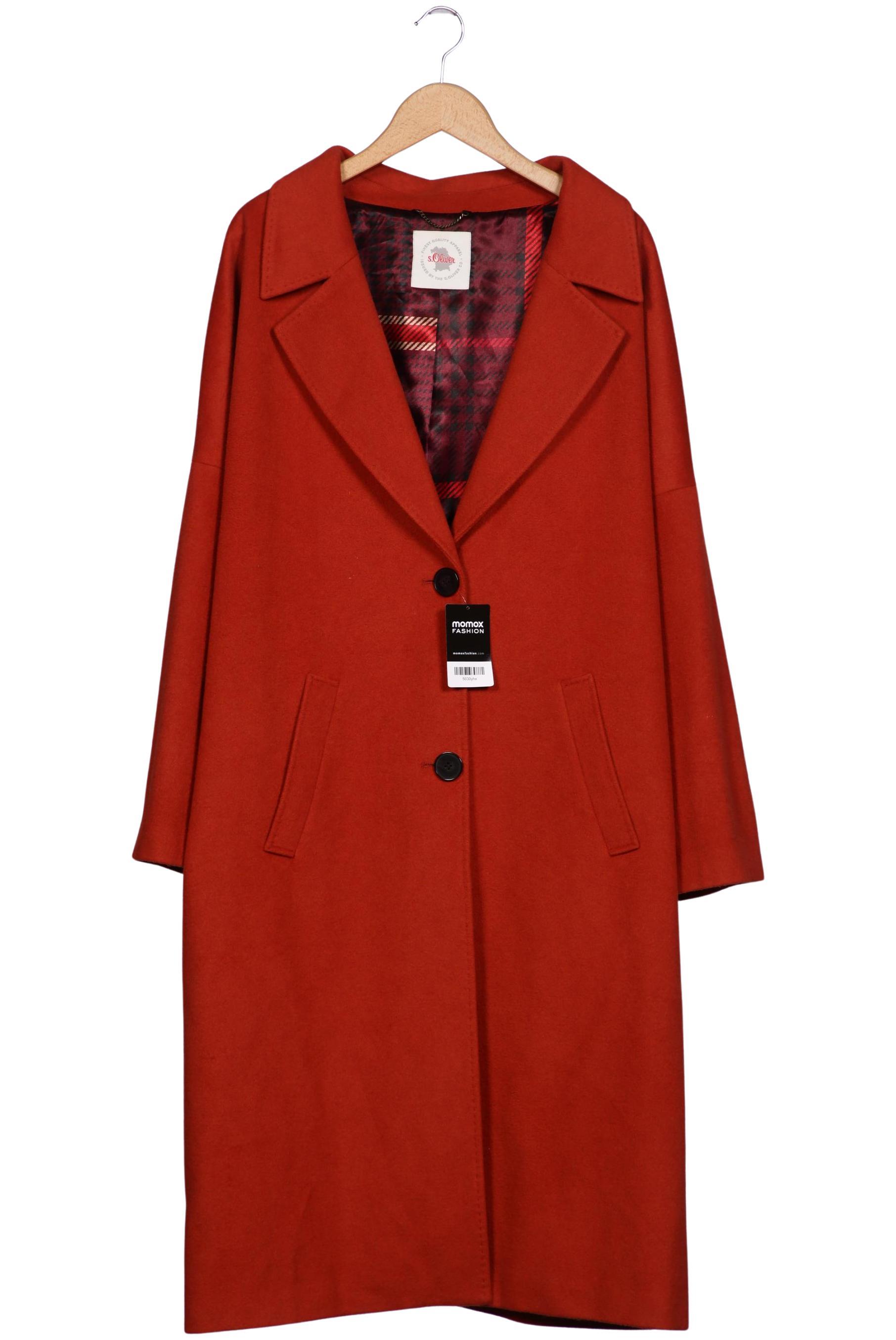 

s.Oliver Damen Mantel, rot, Gr. 46