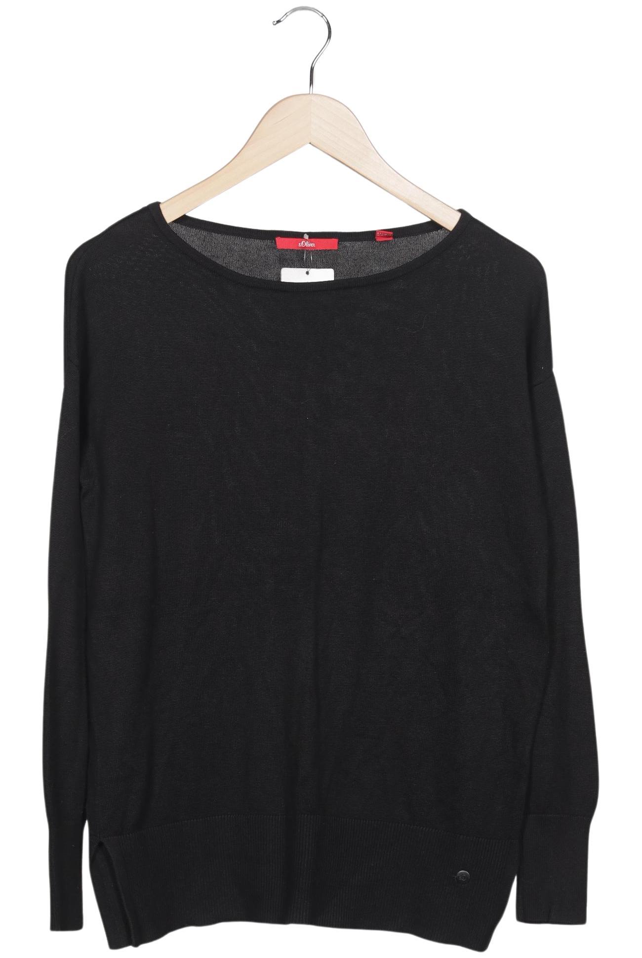 

s.Oliver Damen Pullover, schwarz, Gr. 34