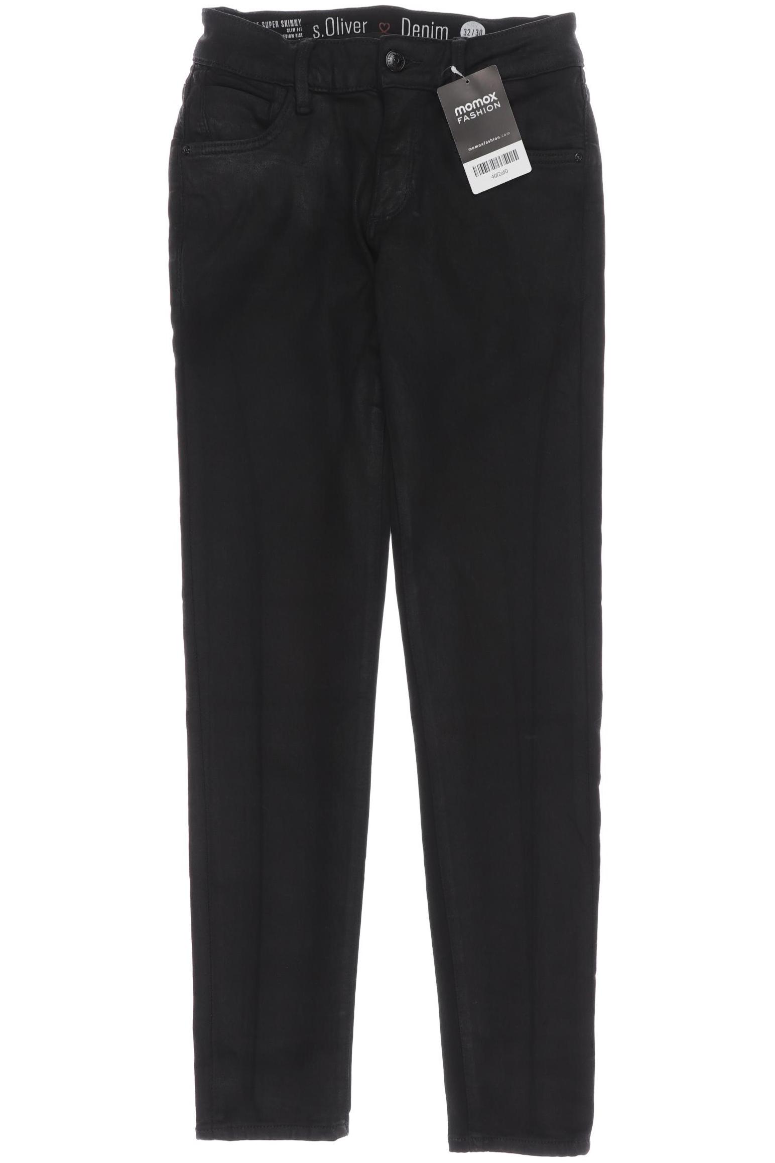 

s.Oliver Damen Jeans, schwarz