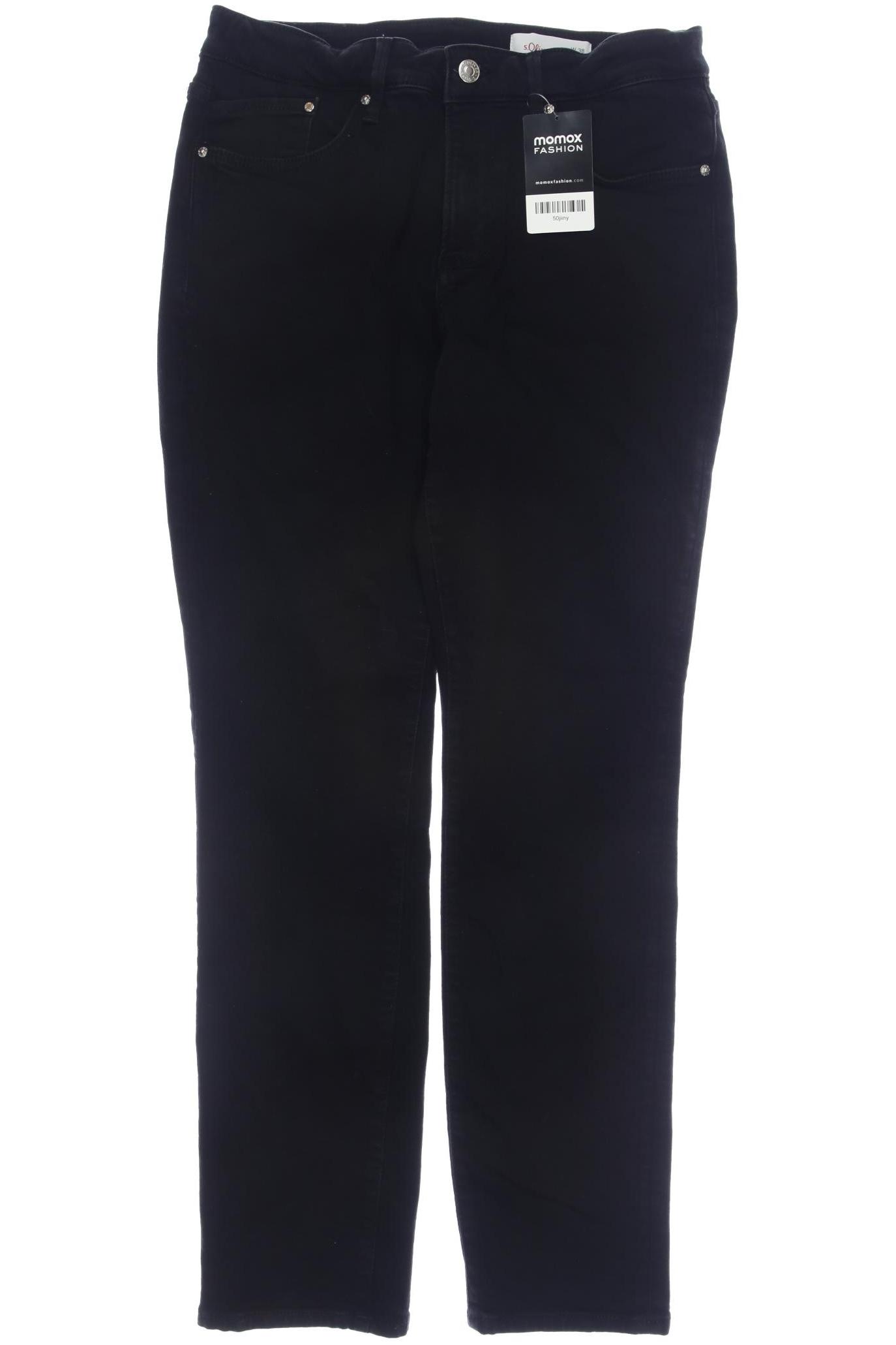 

s.Oliver Damen Jeans, schwarz, Gr. 38