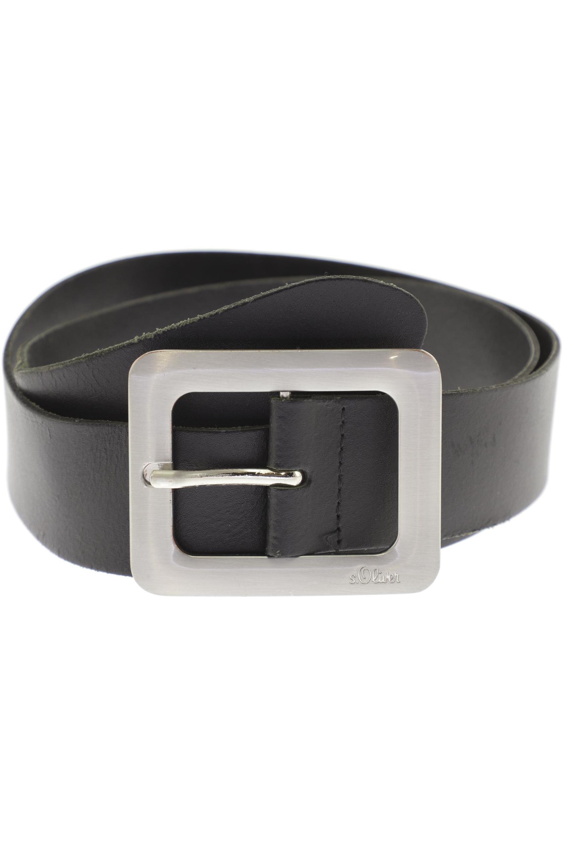

s.Oliver Damen Gürtel, schwarz, Gr. 80