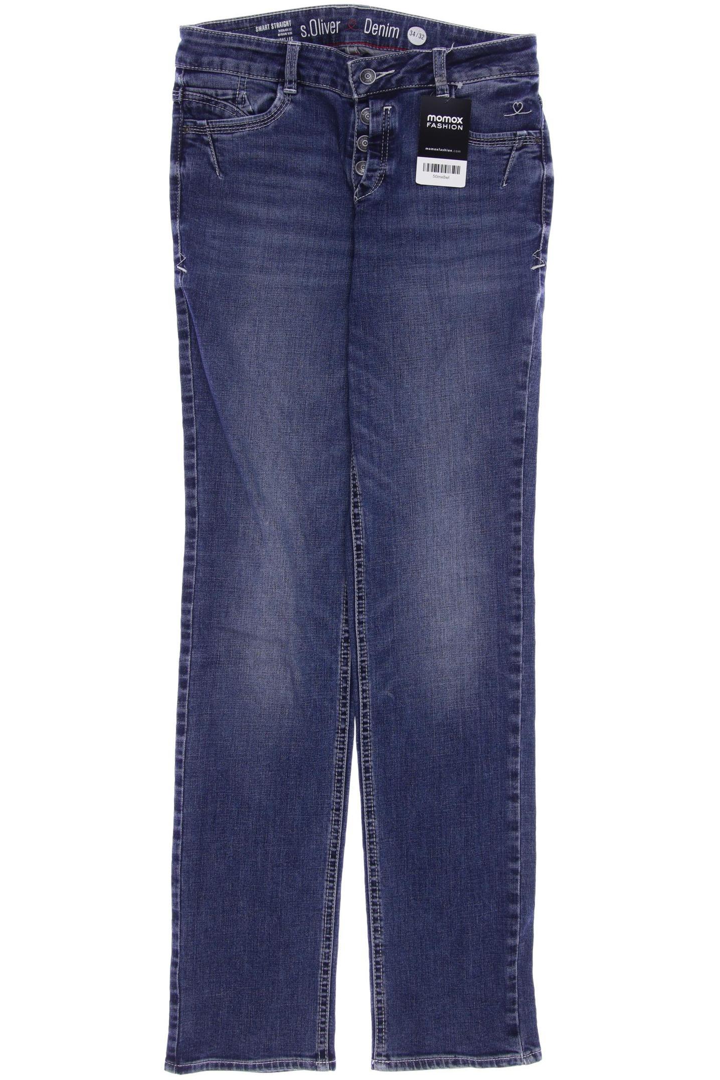 

s.Oliver Damen Jeans, blau