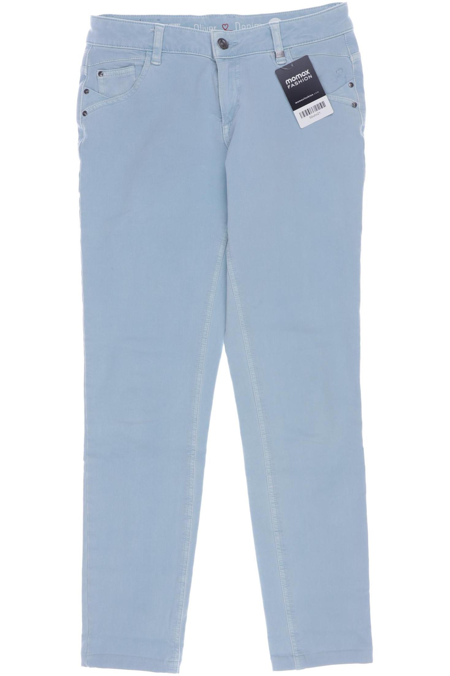 

s.Oliver Damen Jeans, hellblau