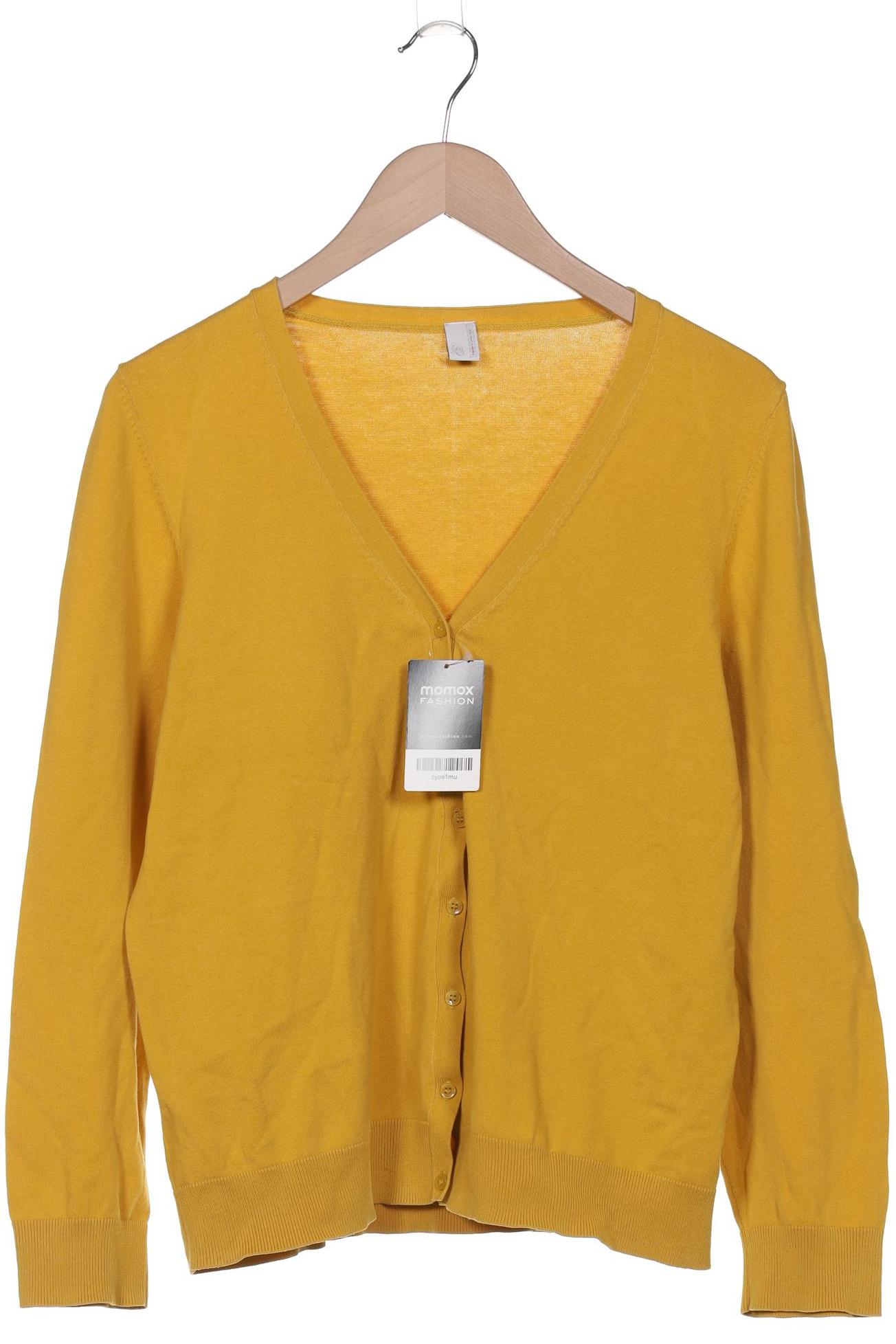 

s.Oliver Damen Strickjacke, gelb, Gr. 46