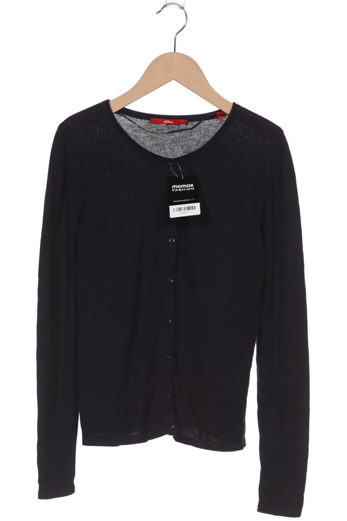 

s.Oliver Damen Strickjacke, marineblau, Gr. 34