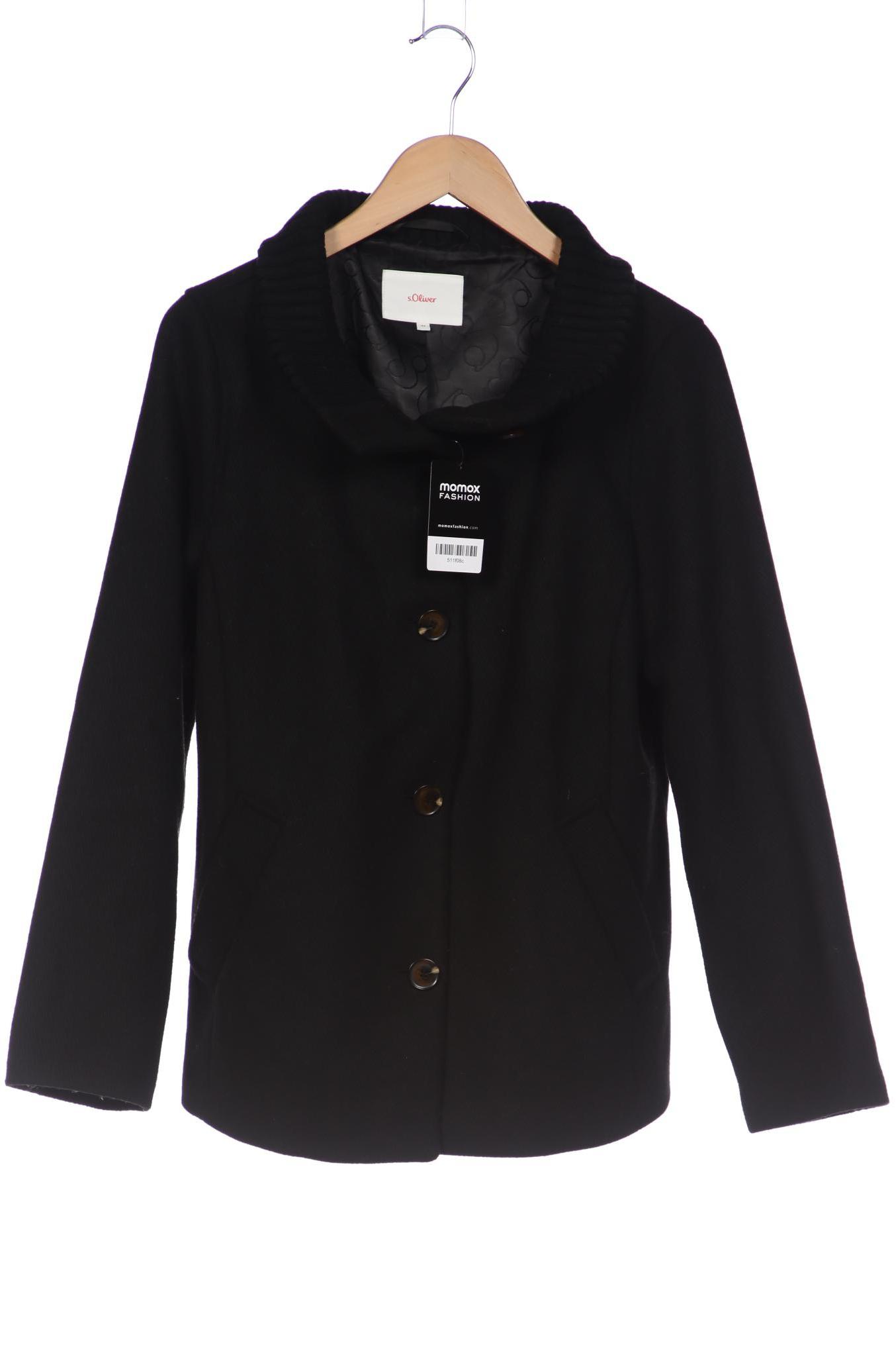 

s.Oliver Damen Jacke, schwarz, Gr. 42