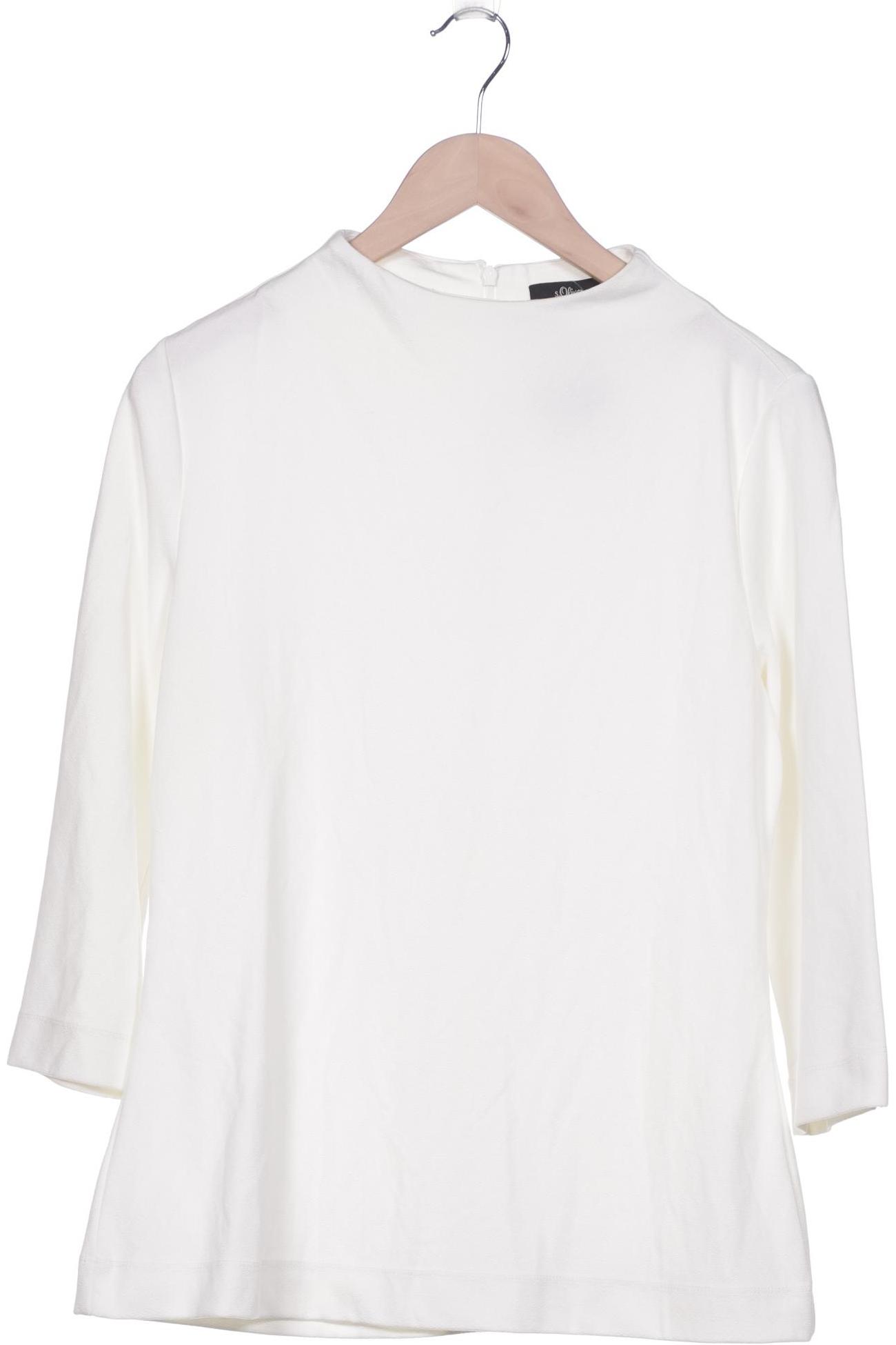 

s.Oliver Damen Langarmshirt, weiß