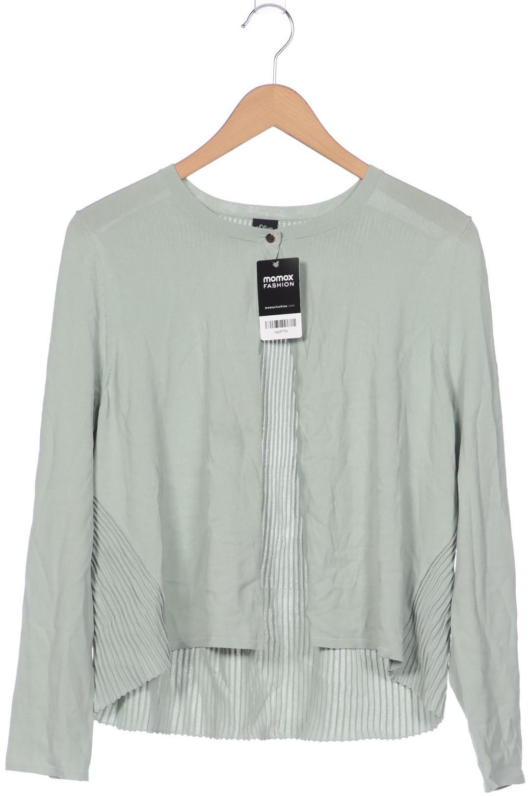 

s.Oliver Damen Strickjacke, hellgrün, Gr. 46