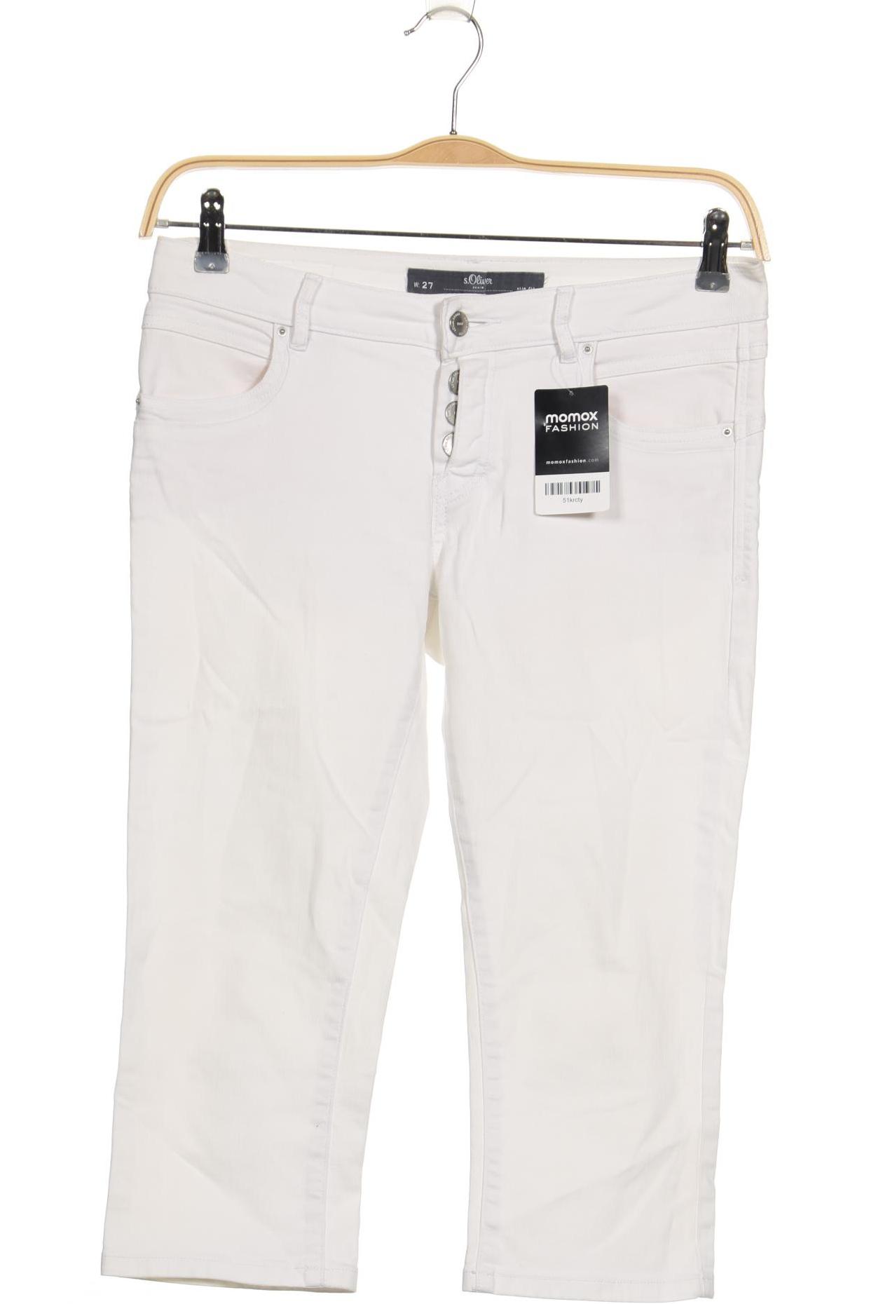 

s.Oliver Damen Jeans, weiß, Gr. 27