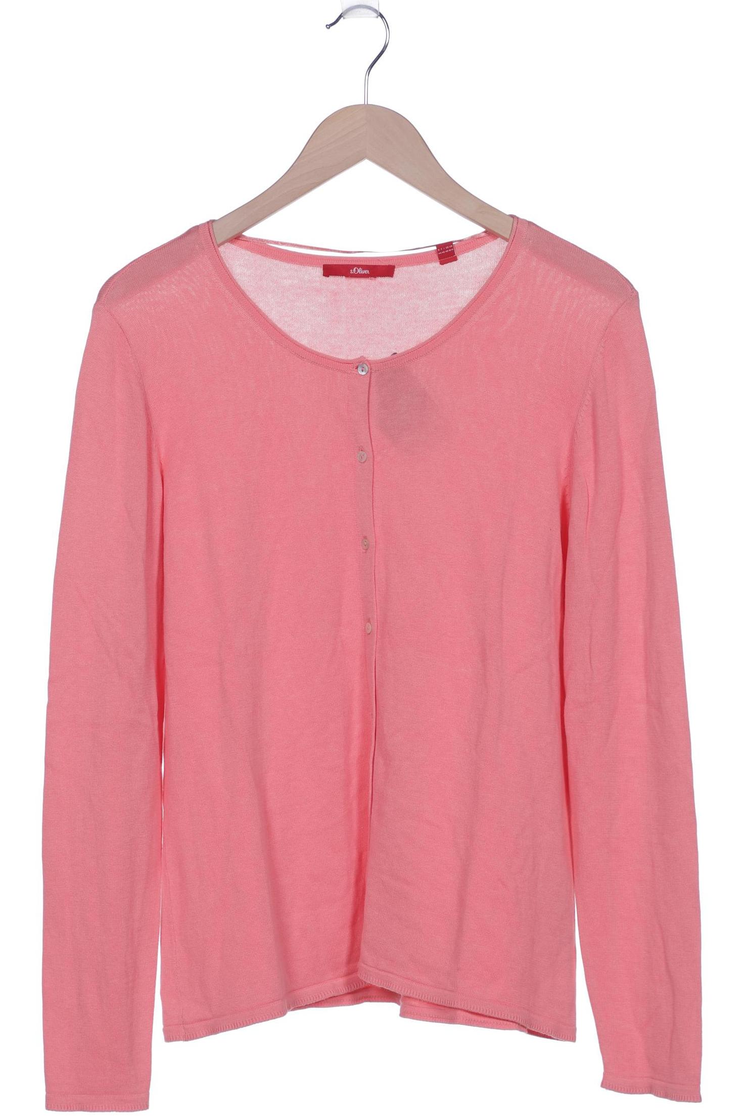 

s.Oliver Damen Strickjacke, pink, Gr. 44