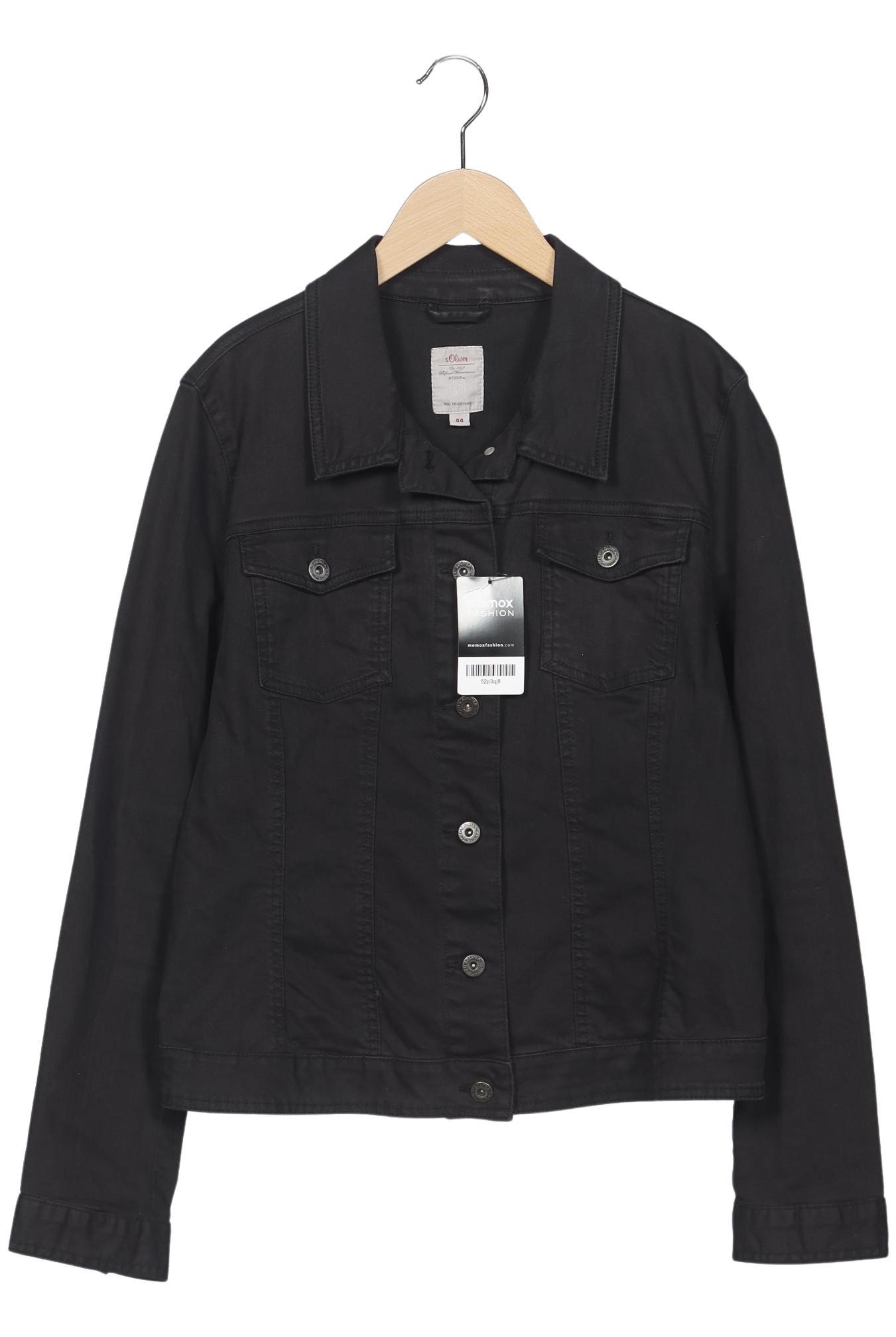

s.Oliver Damen Jacke, schwarz, Gr. 44