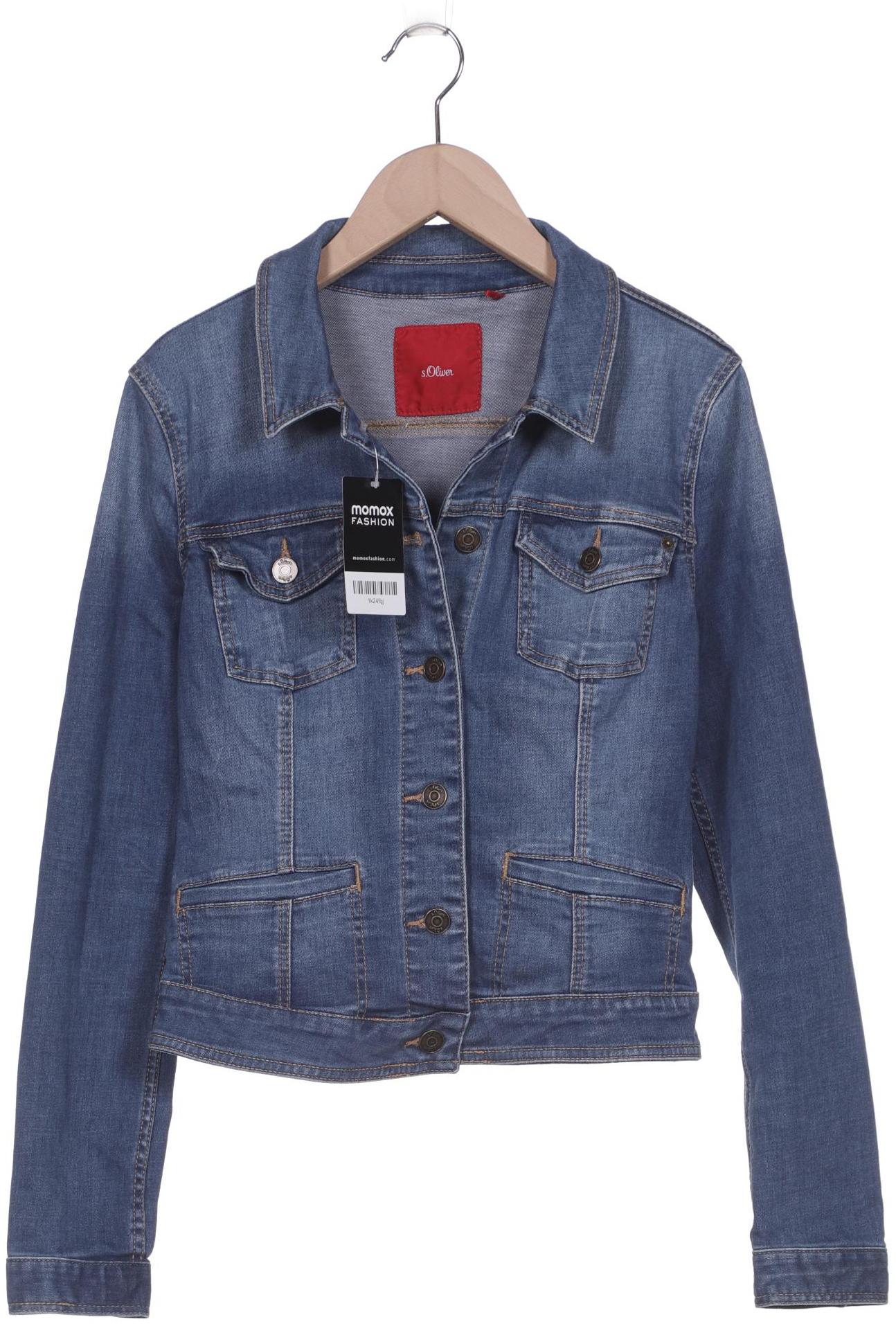 

s.Oliver Damen Jacke, blau, Gr. 34