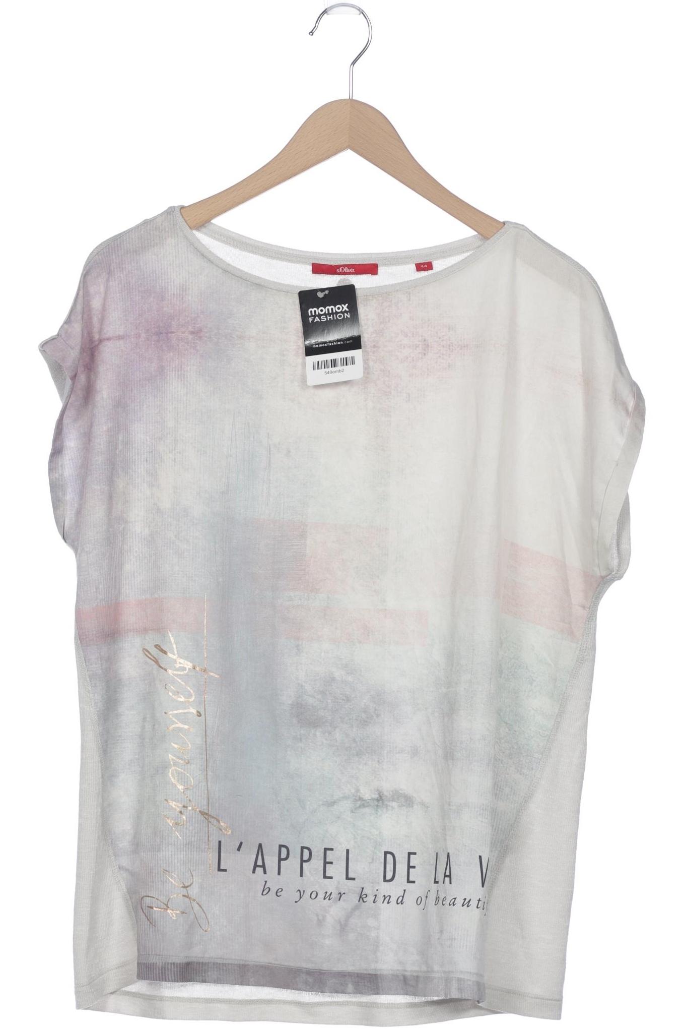 

s.Oliver Damen T-Shirt, grau, Gr. 44