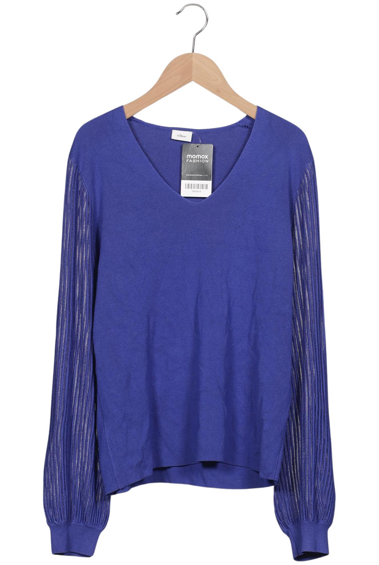 

s.Oliver Damen Pullover, blau, Gr. 40