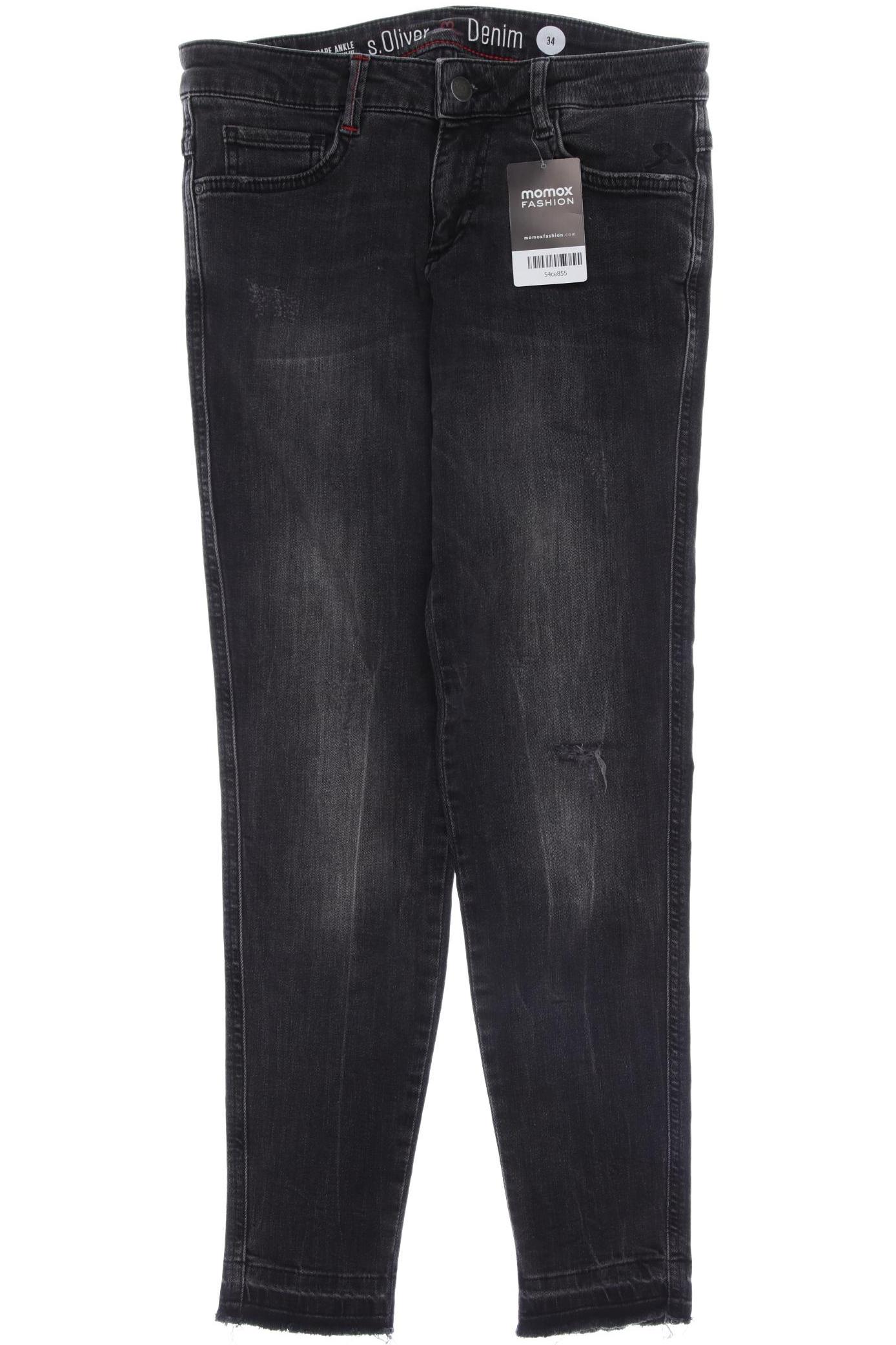 

s.Oliver Damen Jeans, grau, Gr. 34