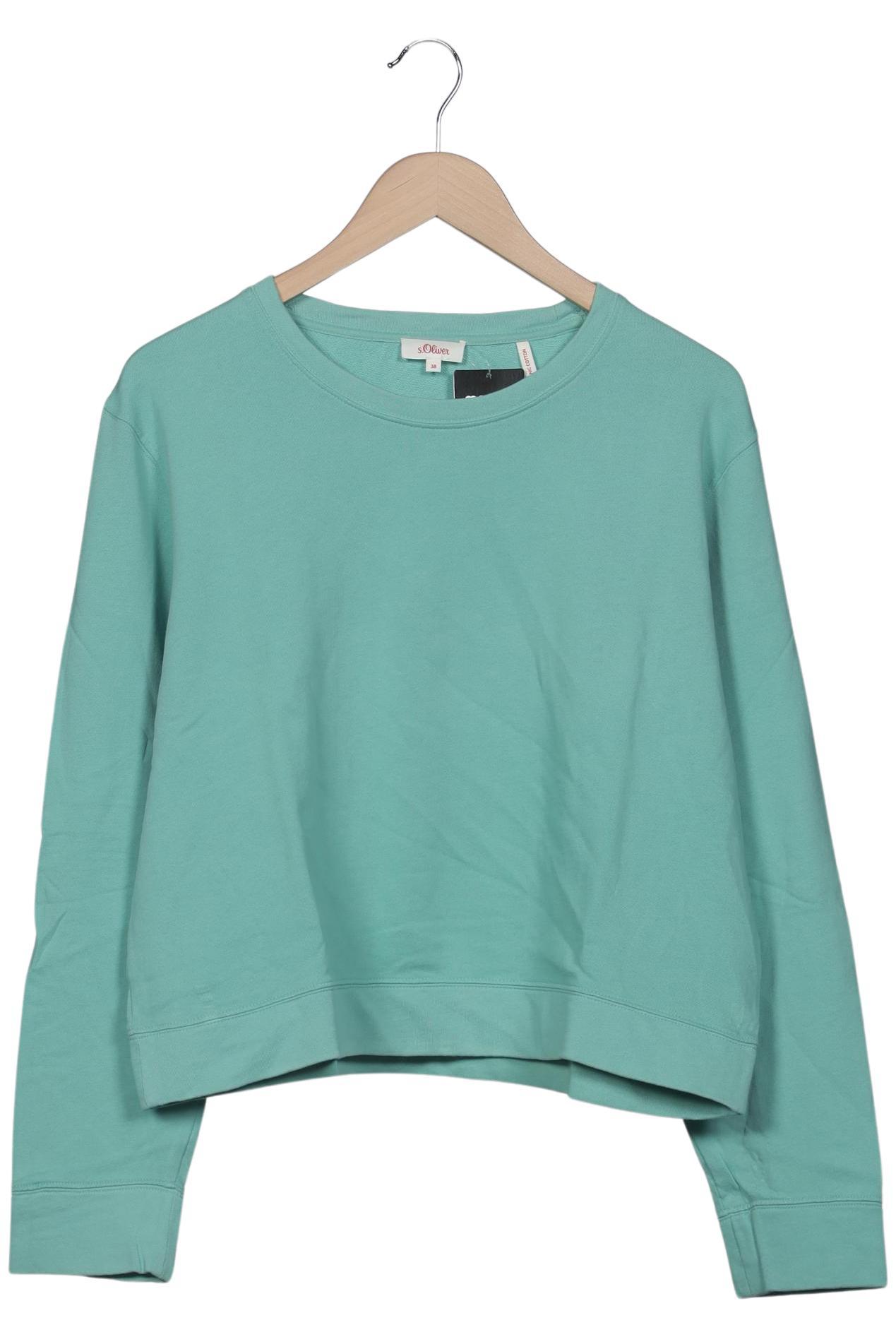 

s.Oliver Damen Sweatshirt, türkis, Gr. 38