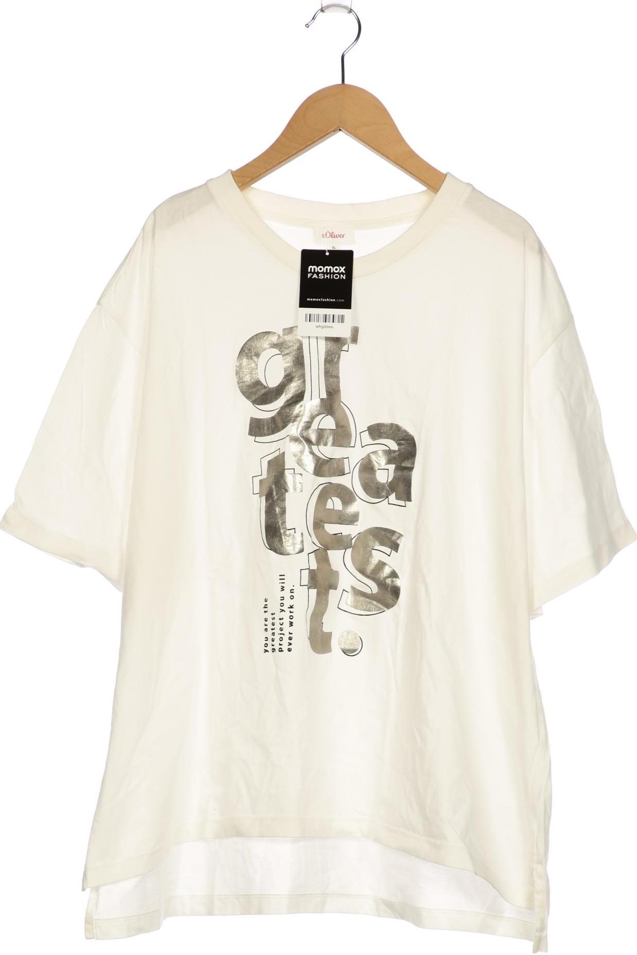 

s.Oliver Damen T-Shirt, weiß, Gr. 44