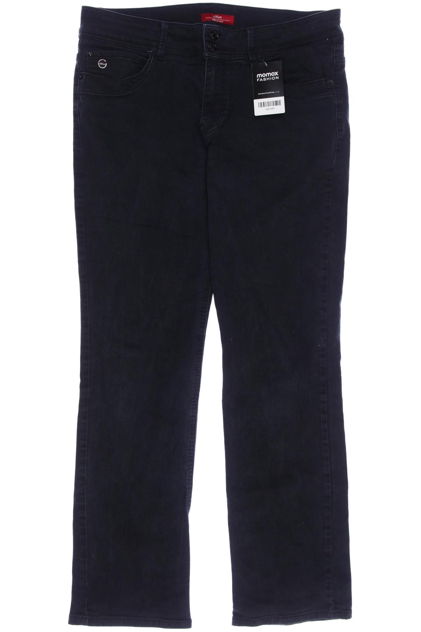 

s.Oliver Damen Jeans, schwarz, Gr. 44