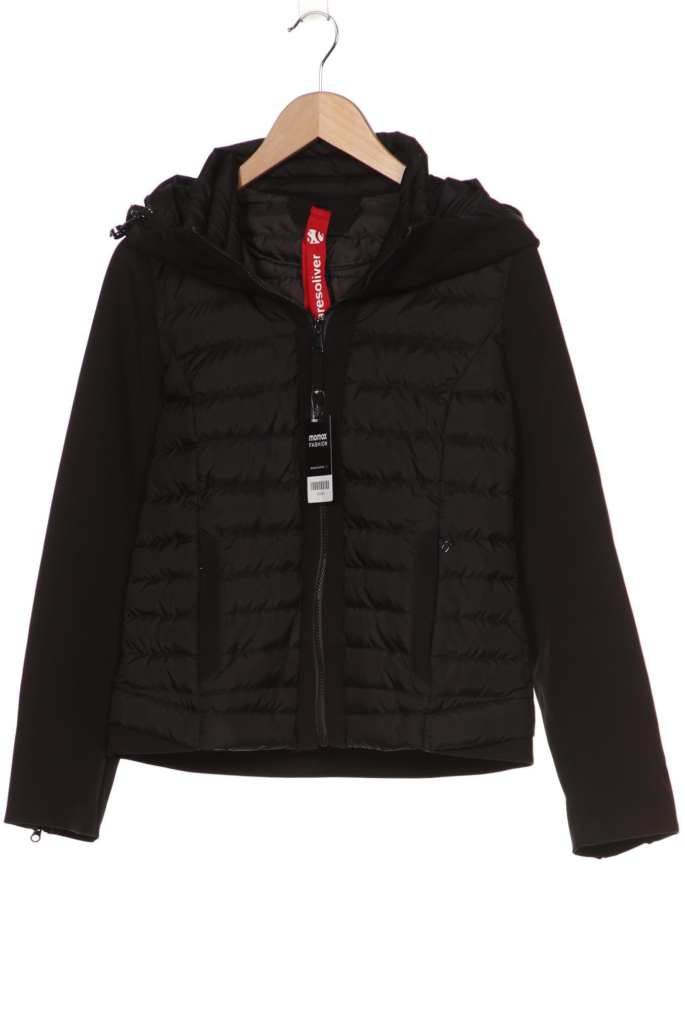

s.Oliver Damen Jacke, schwarz, Gr. 38