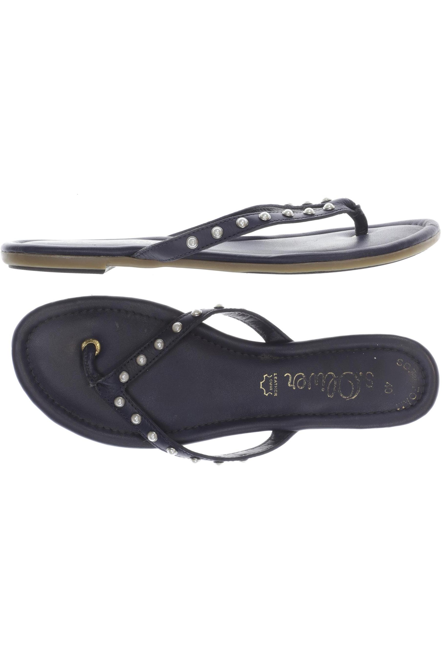 

s.Oliver Damen Sandale, blau, Gr. 40