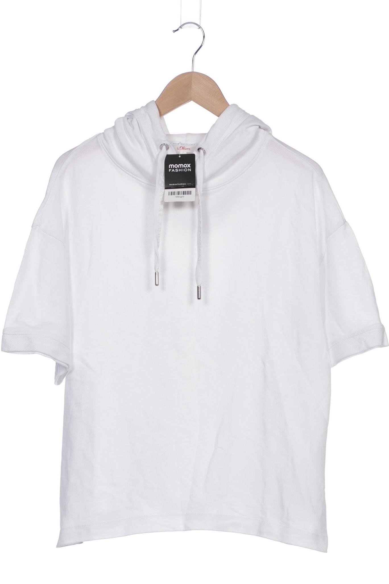 

s.Oliver Damen Kapuzenpullover, weiß, Gr. 38