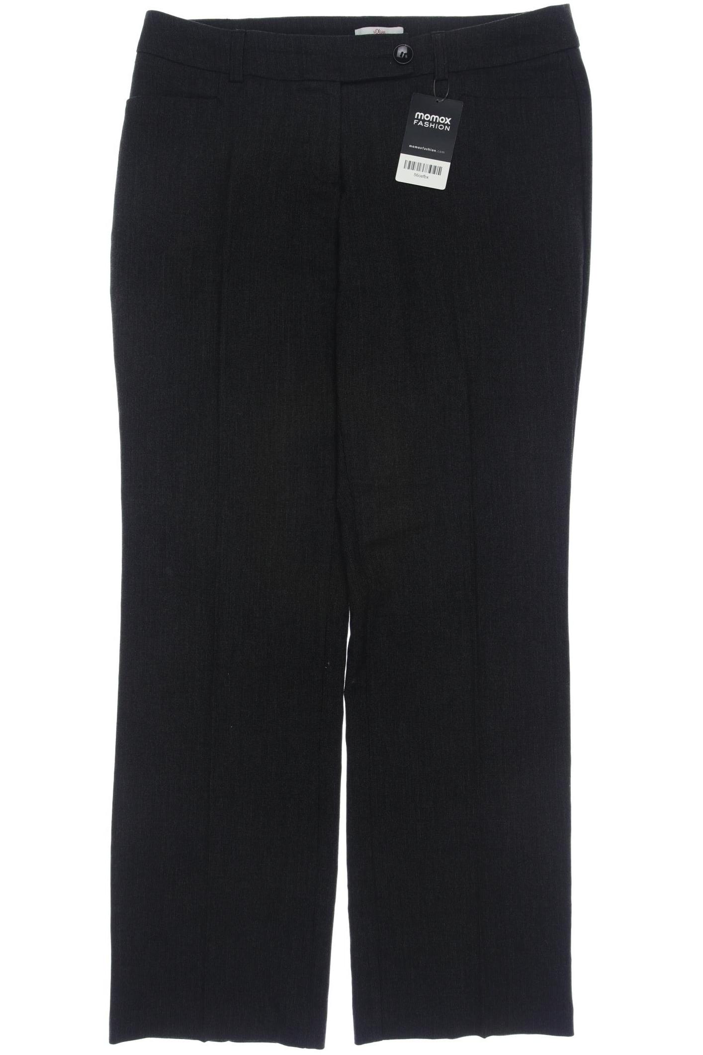 Thumbnail - s.Oliver Damen Stoffhose, grau, Gr. 40