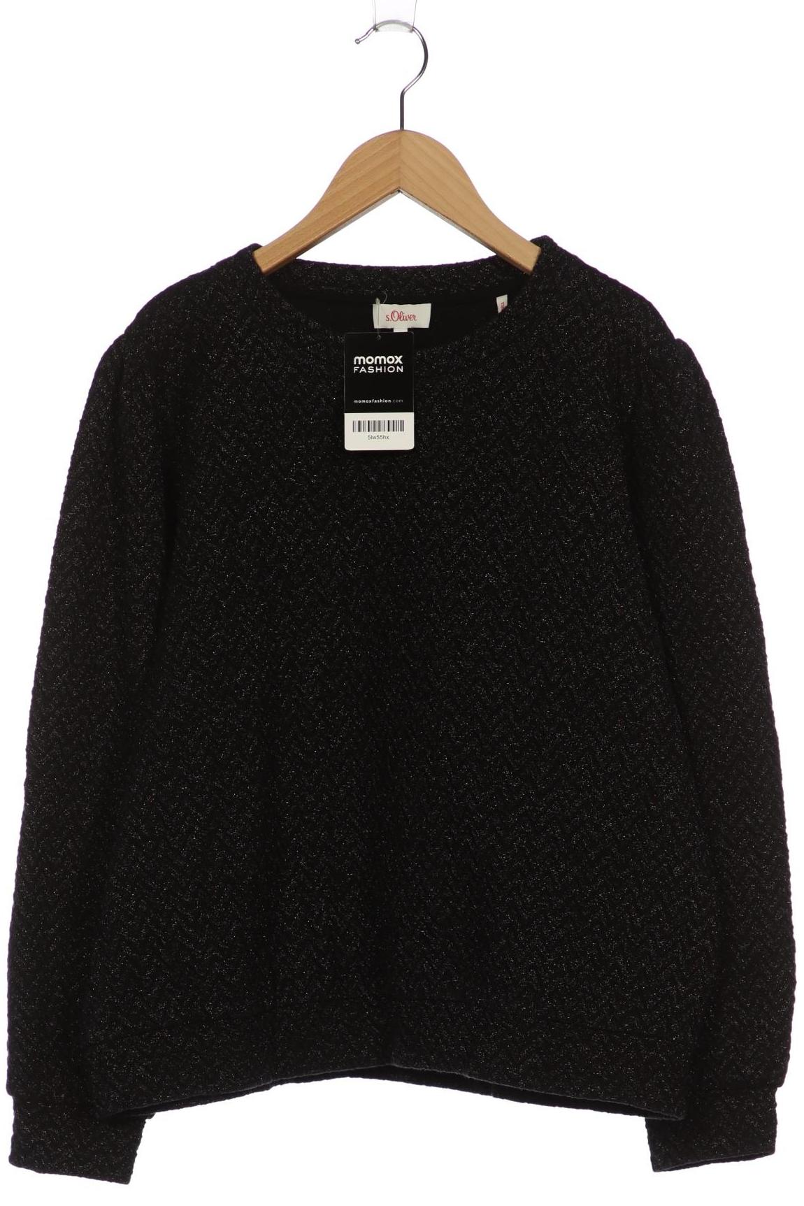 

s.Oliver Damen Sweatshirt, schwarz, Gr. 42