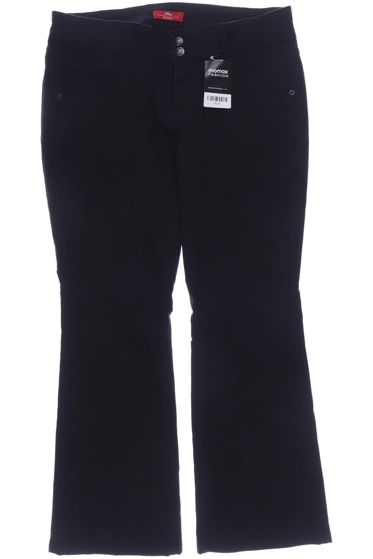 

s.Oliver Damen Jeans, schwarz