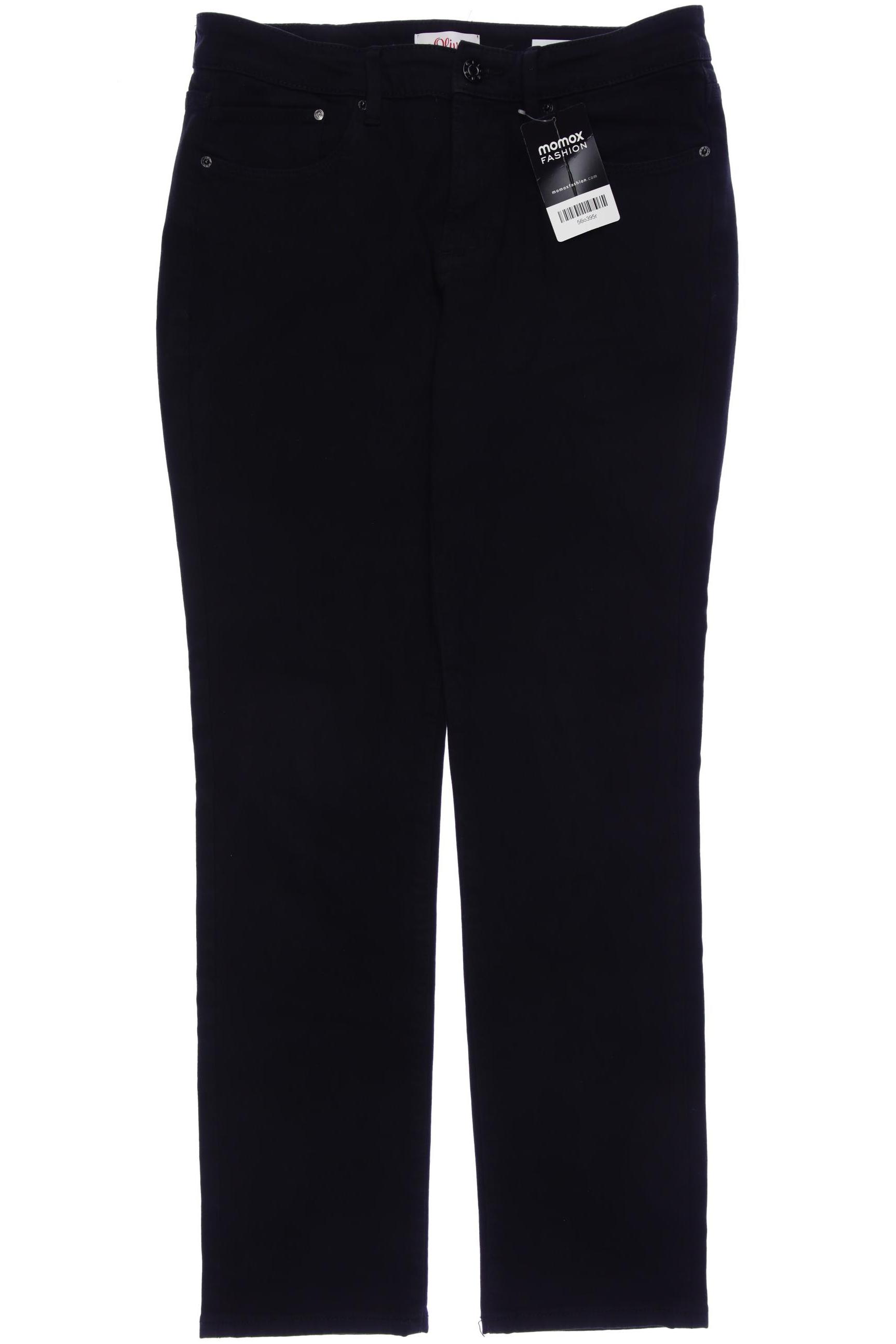 

s.Oliver Damen Jeans, schwarz