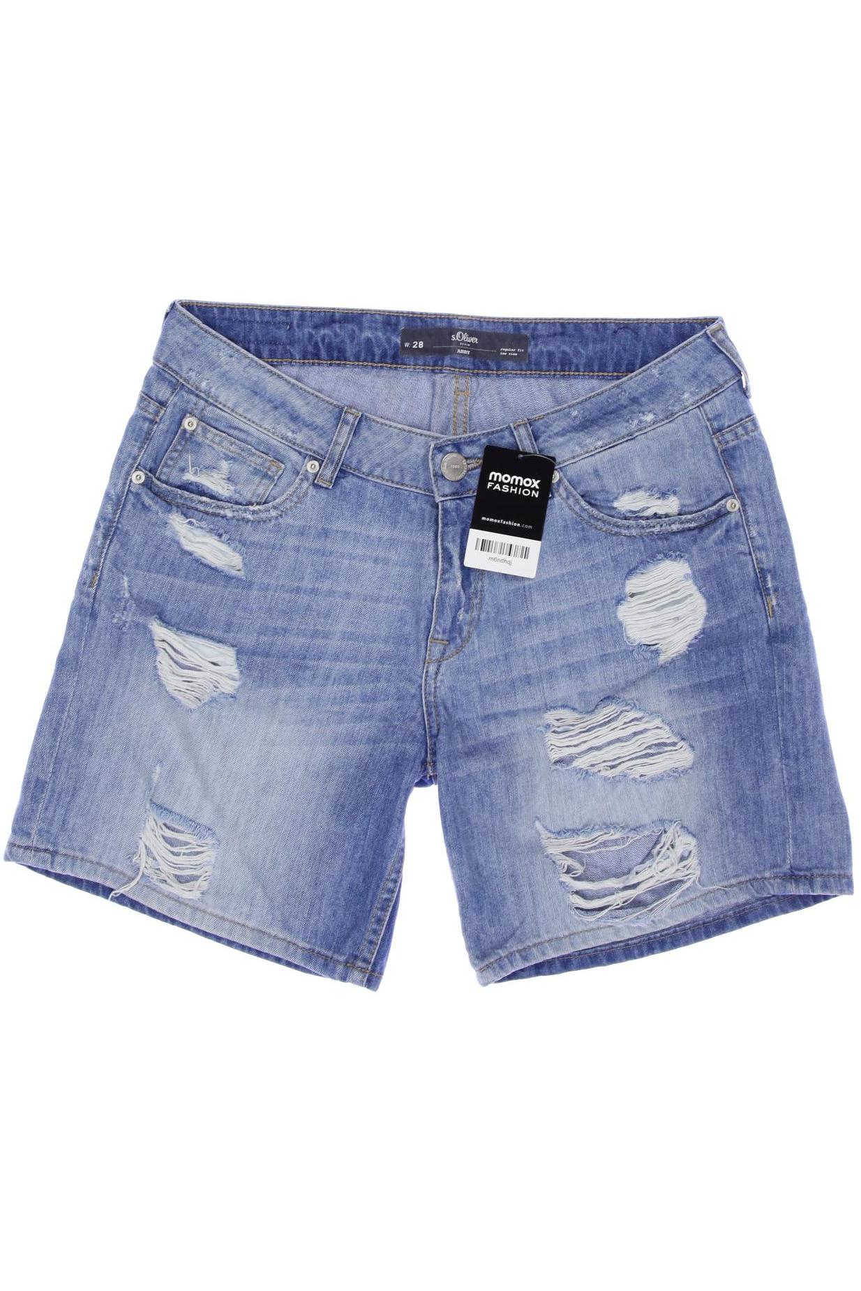 

s.Oliver Damen Shorts, blau, Gr. 28