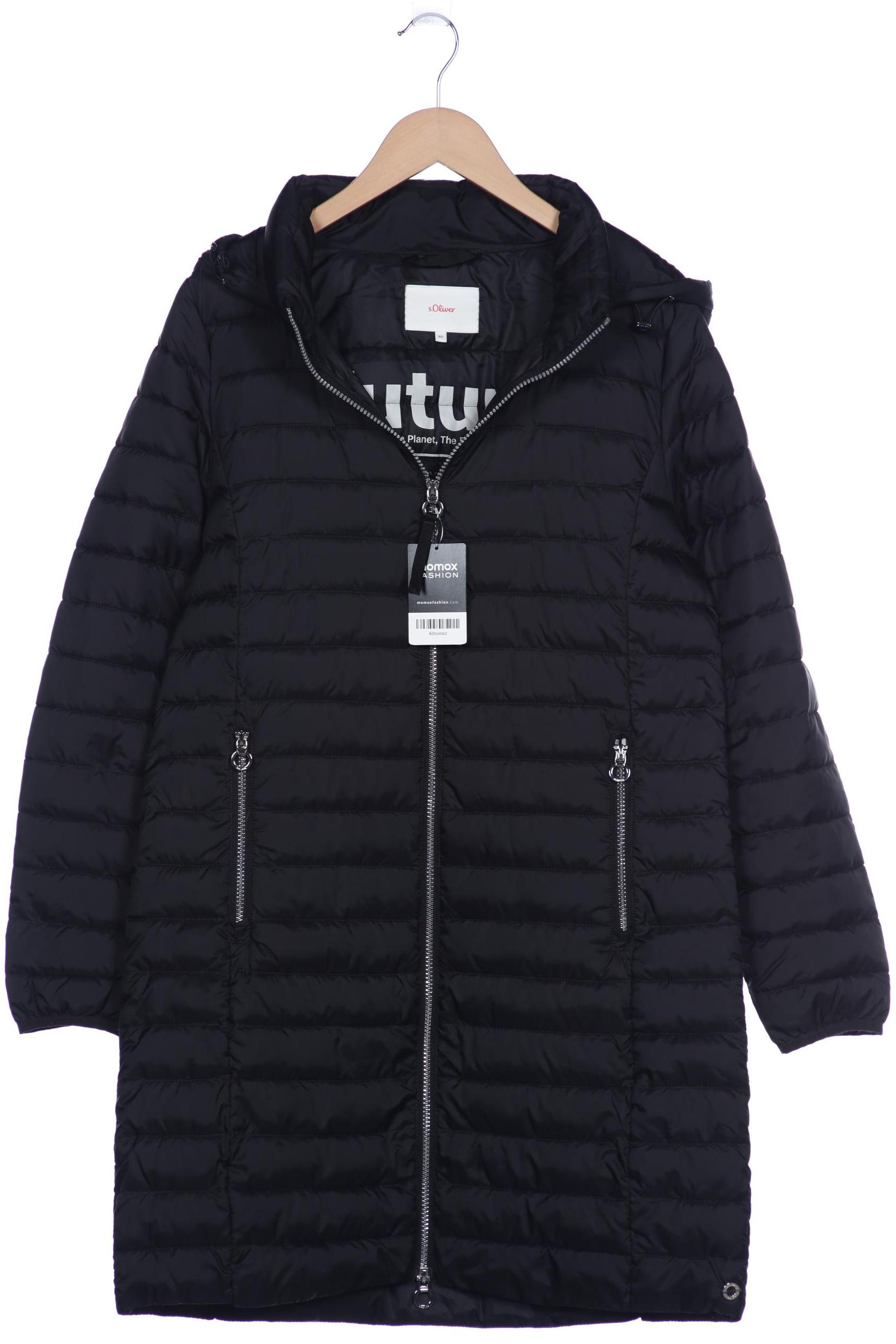

s.Oliver Damen Mantel, schwarz