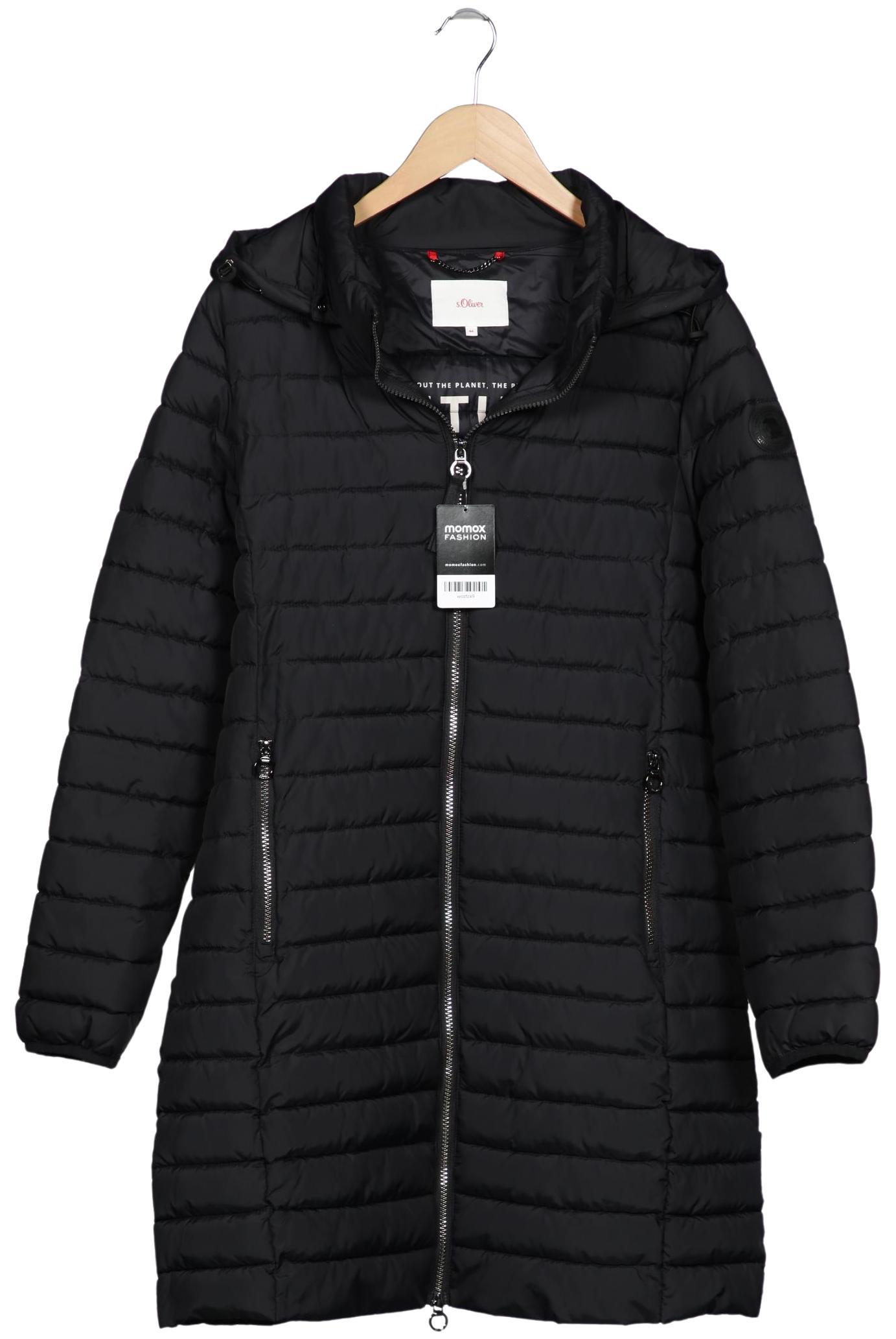 

s.Oliver Damen Mantel, schwarz, Gr. 44