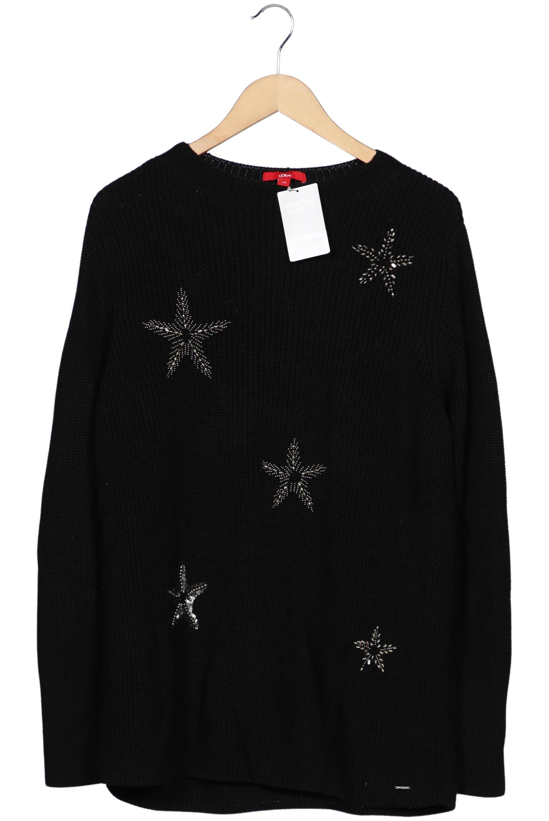 

s.Oliver Damen Pullover, schwarz, Gr. 42