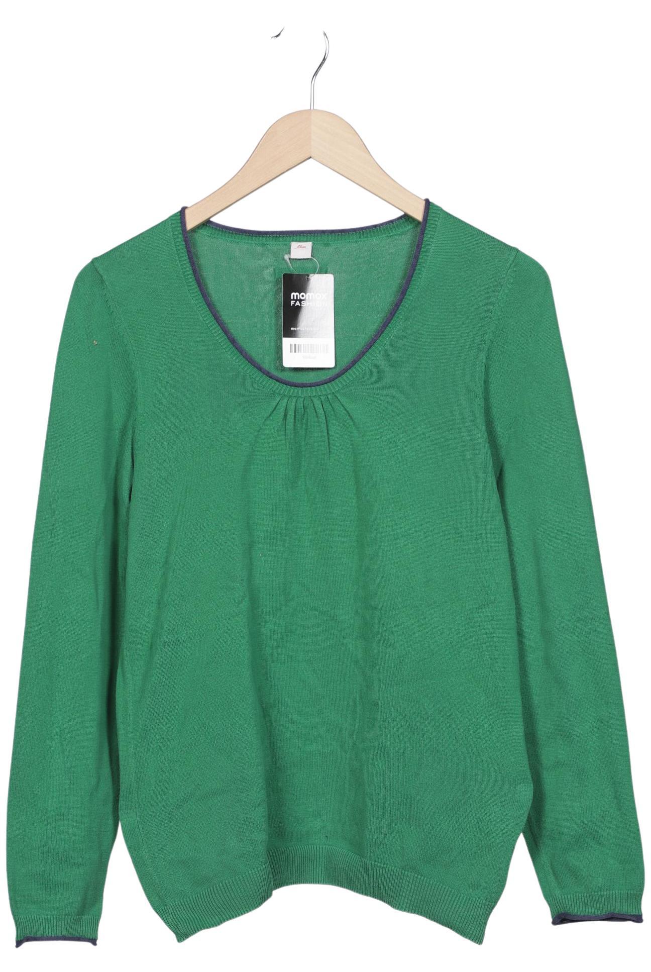 

s.Oliver Damen Pullover, grün, Gr. 40