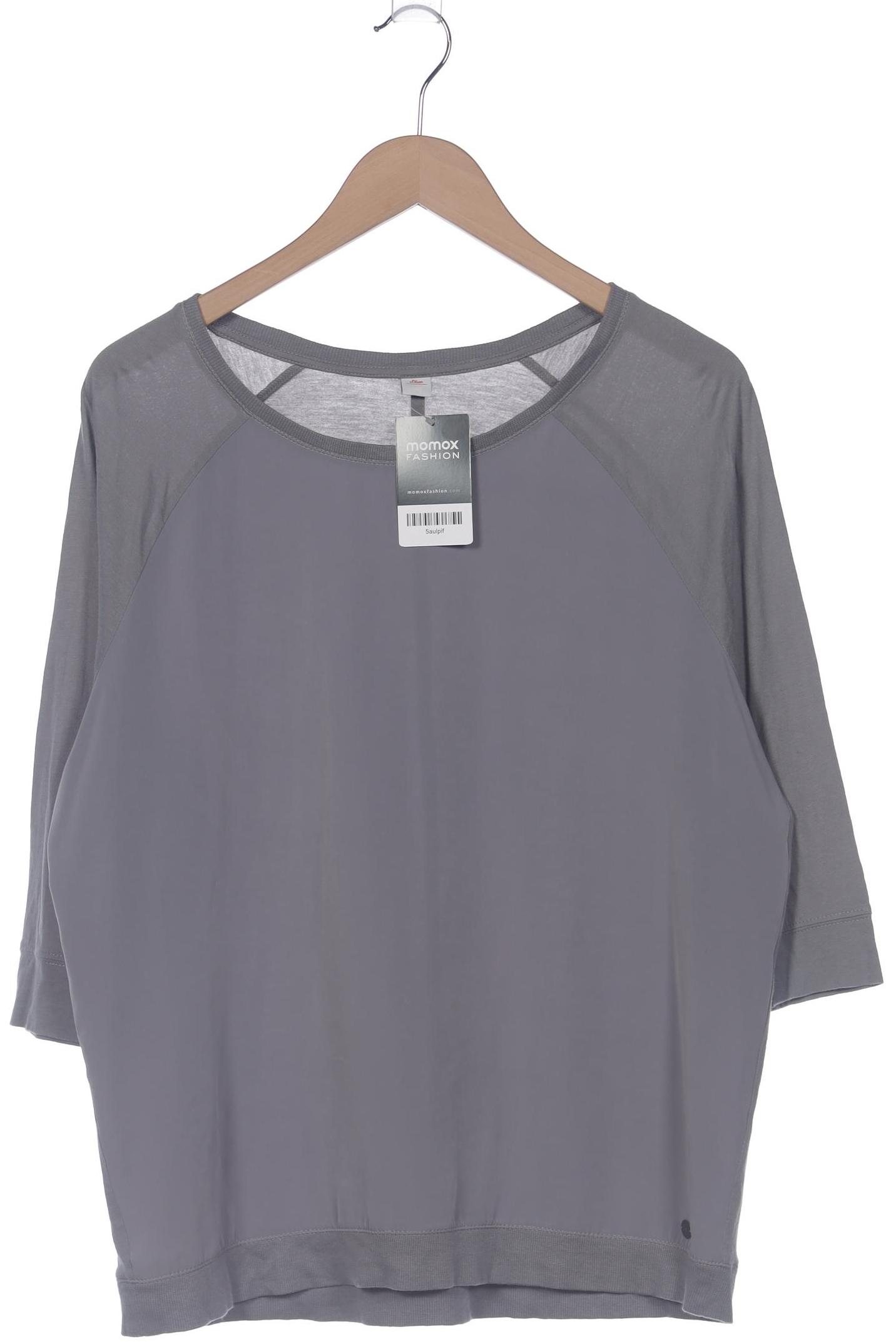 

s.Oliver Damen Langarmshirt, grau, Gr. 42