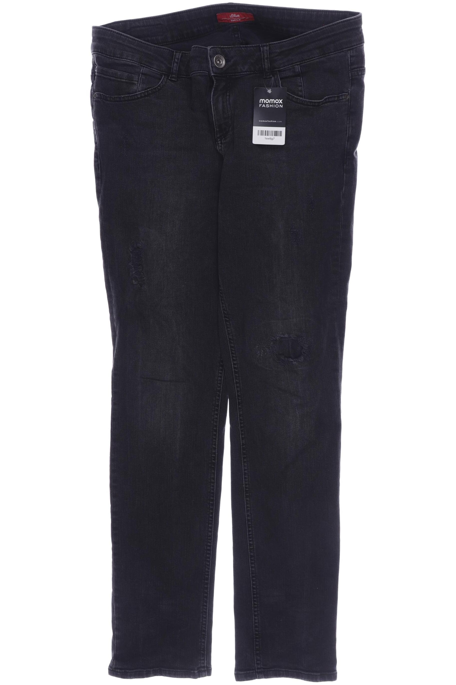 

s.Oliver Damen Jeans, schwarz, Gr. 40