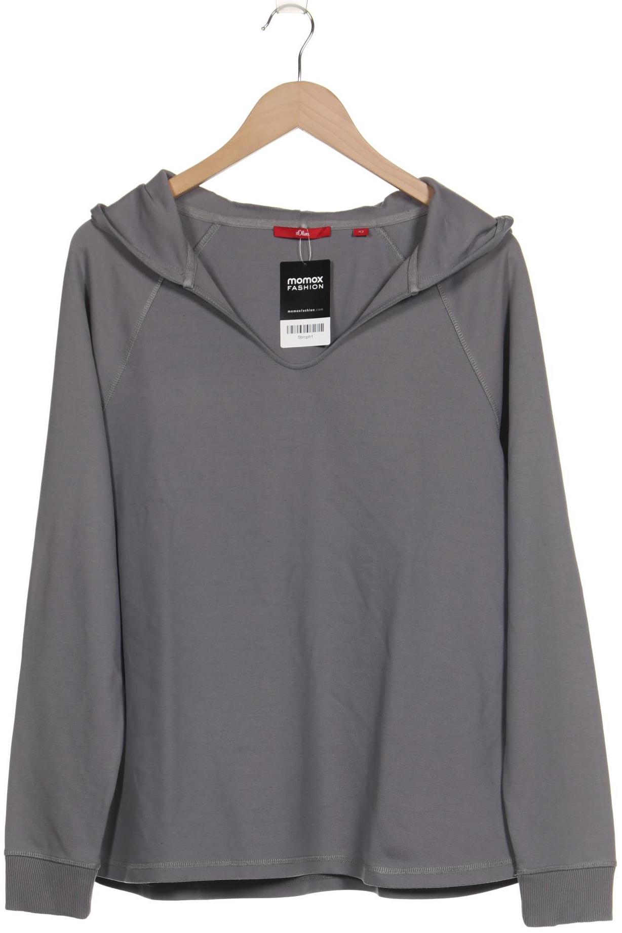 

s.Oliver Damen Kapuzenpullover, grau, Gr. 42